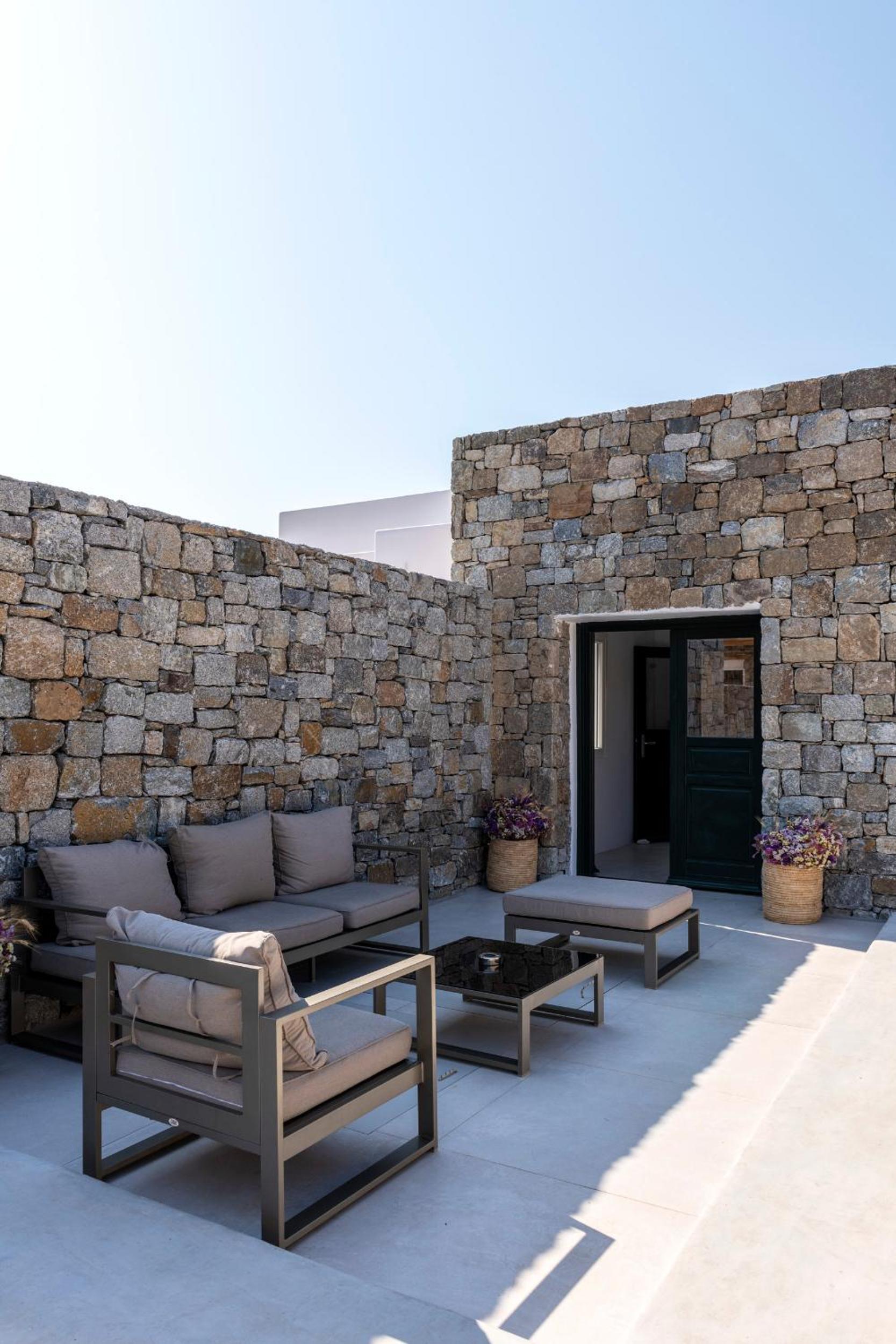 outdoor BBQ area