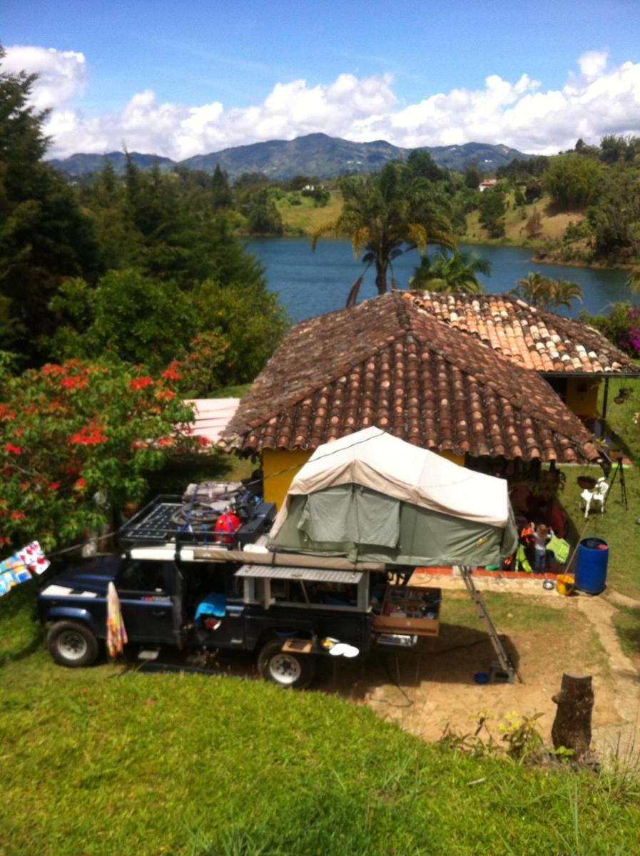 outdoor BBQ area