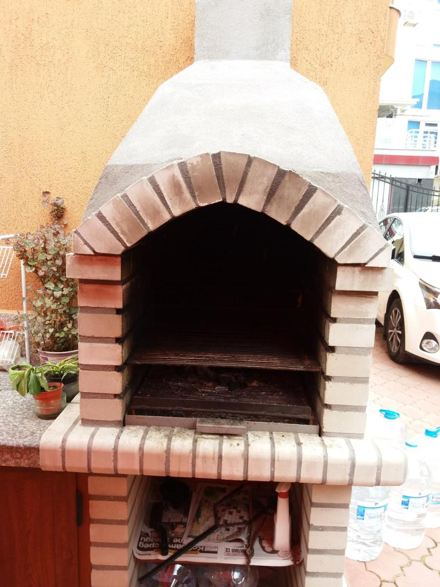 outdoor BBQ area