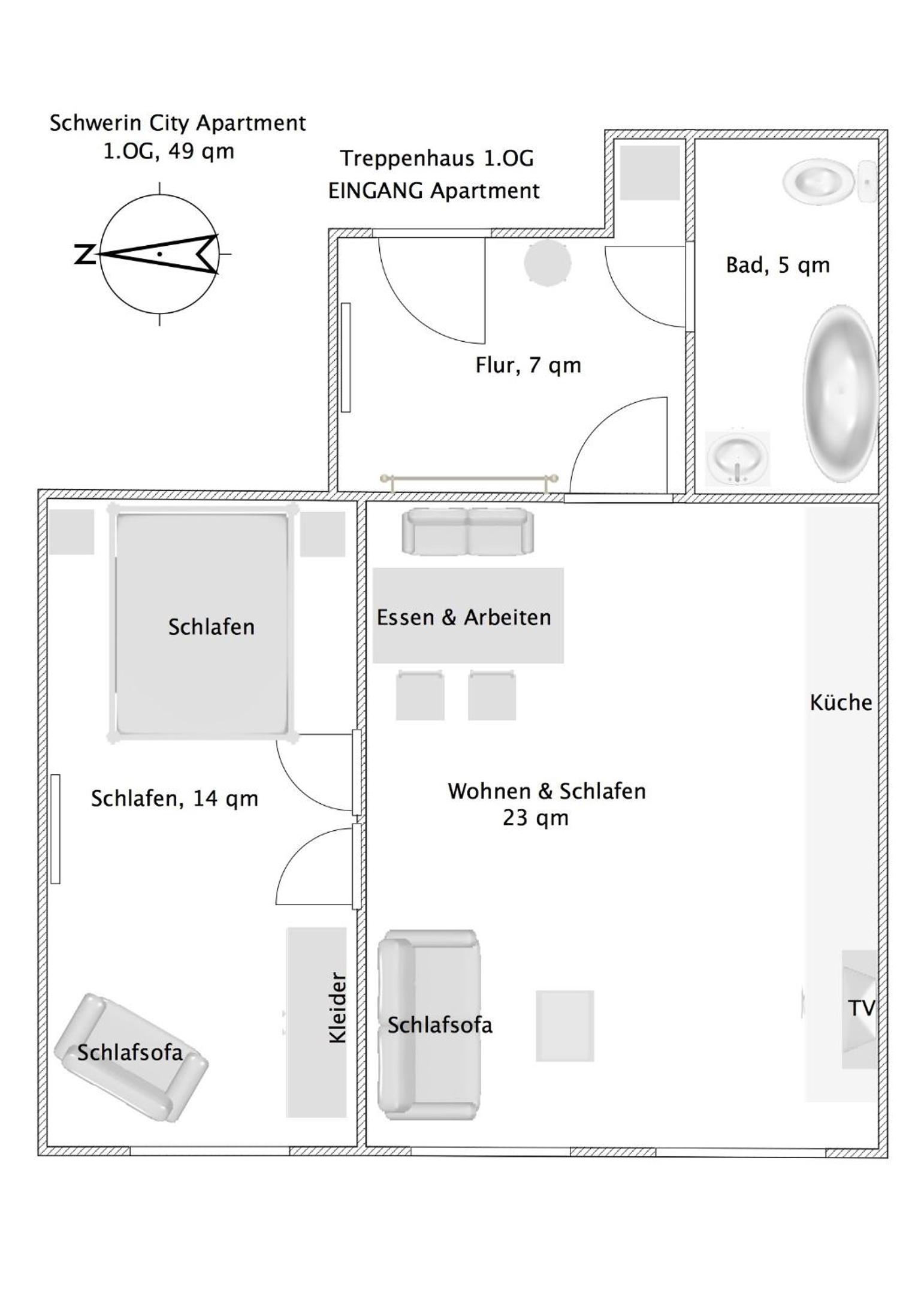 Schwerin City Apartment