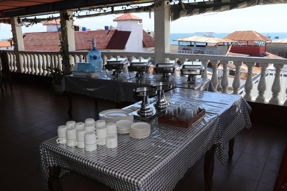 outdoor BBQ area