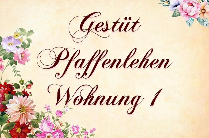 Ferienwohnung 1 Gestüt Pfaffenlehen view 3