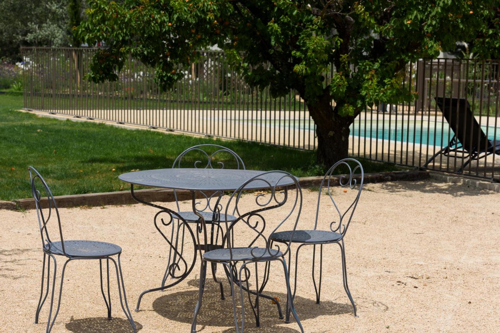 outdoor BBQ area