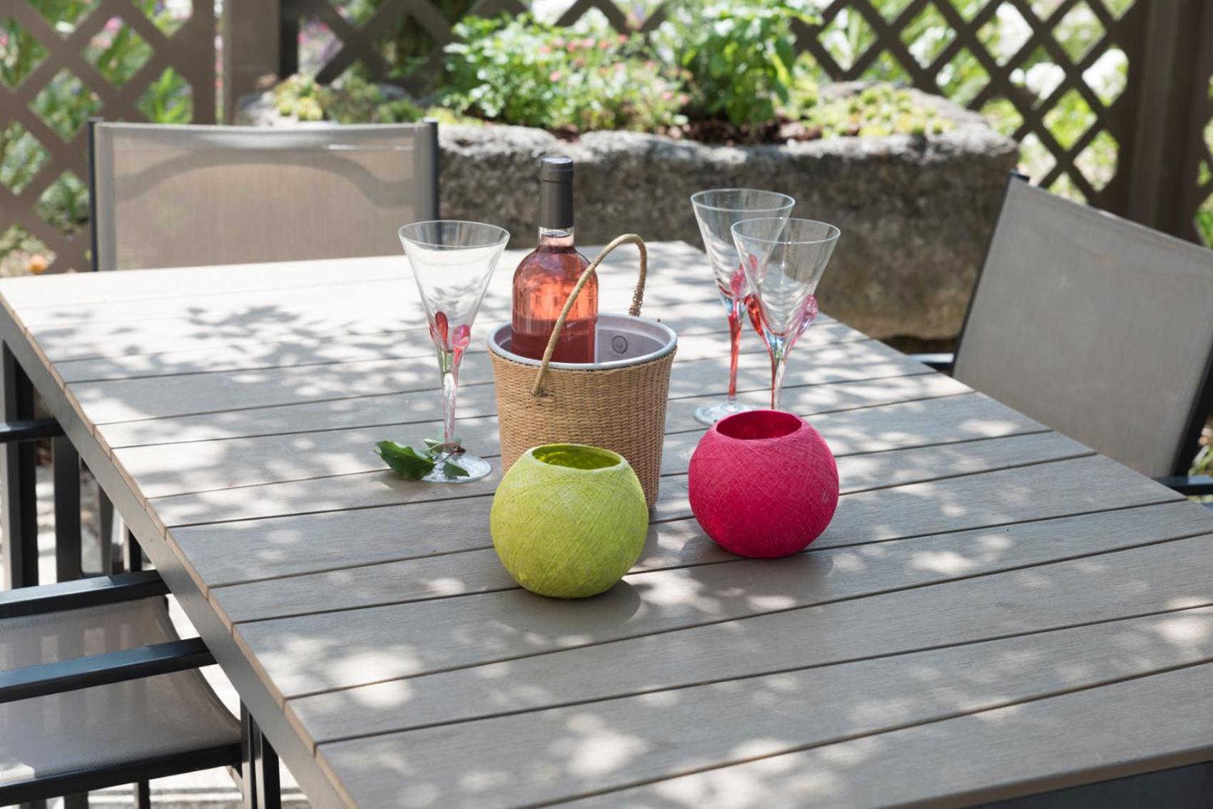 outdoor BBQ area
