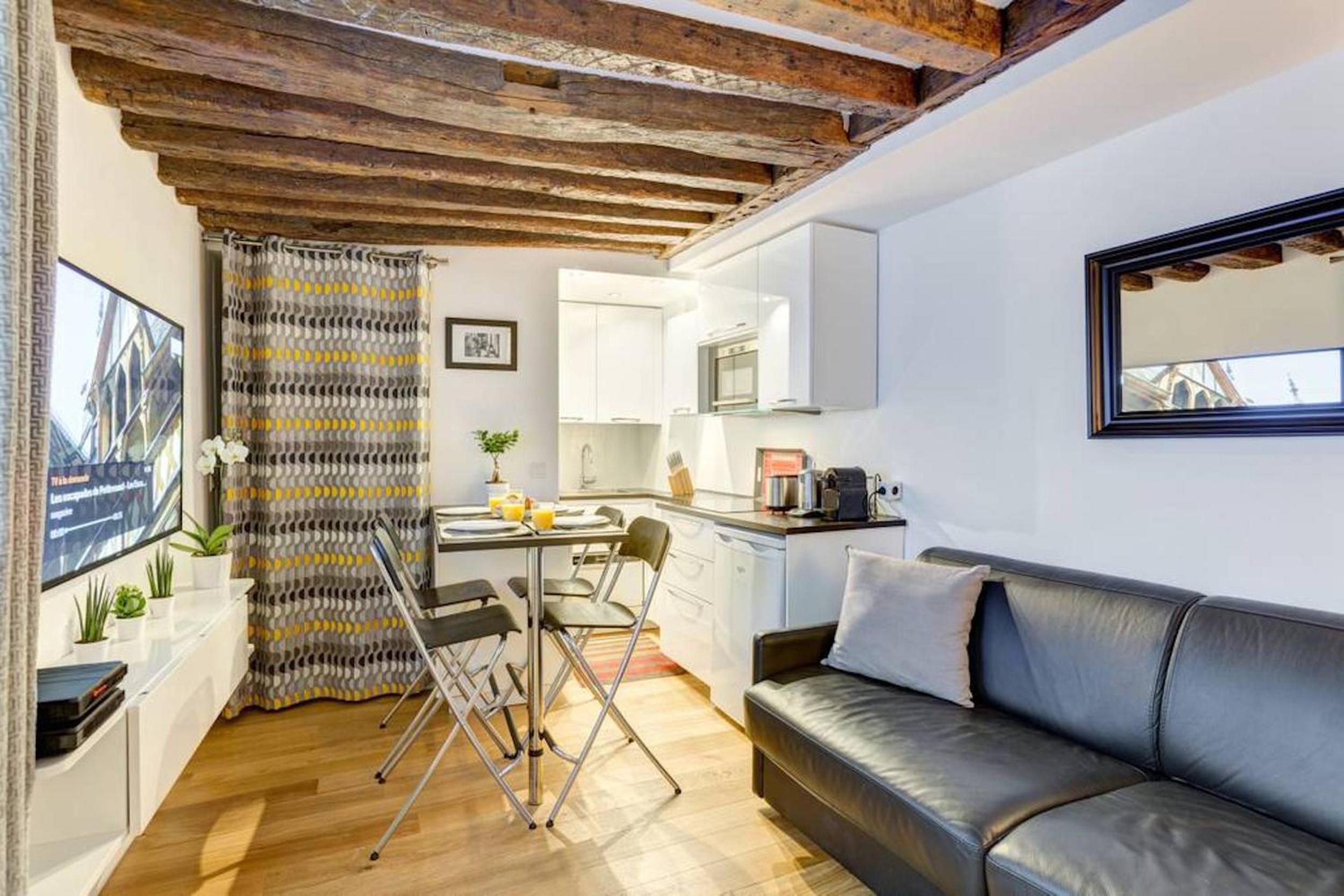 Historic Paris Apartment Steps from Notre Dame and Louvre - Limited Offer
