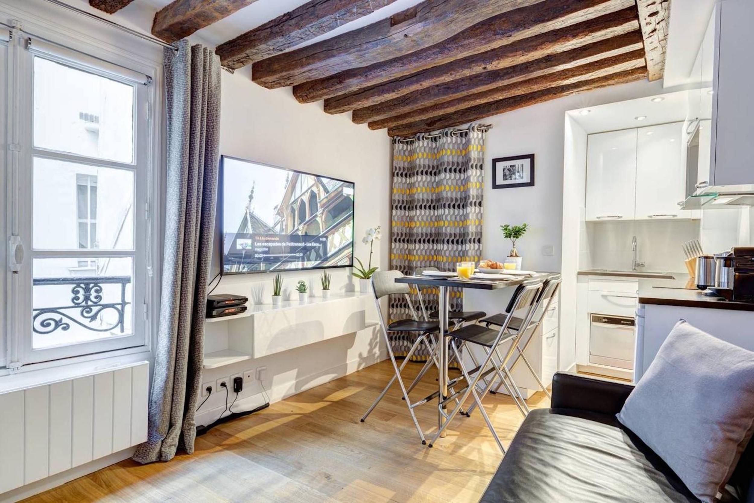 Historic Paris Apartment Steps from Notre Dame and Louvre - Limited Offer