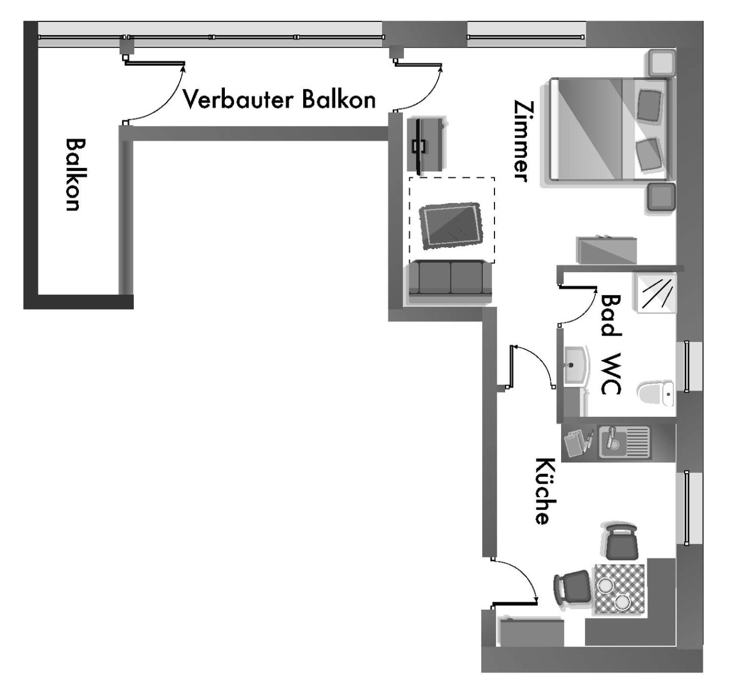 Appartement Kristall