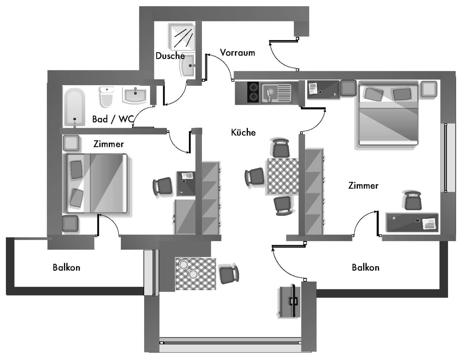 Appartement Kristall