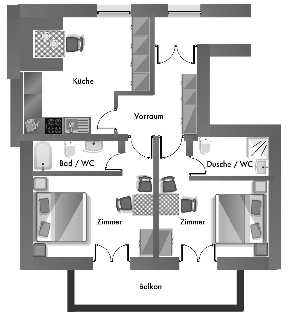 Appartement Kristall