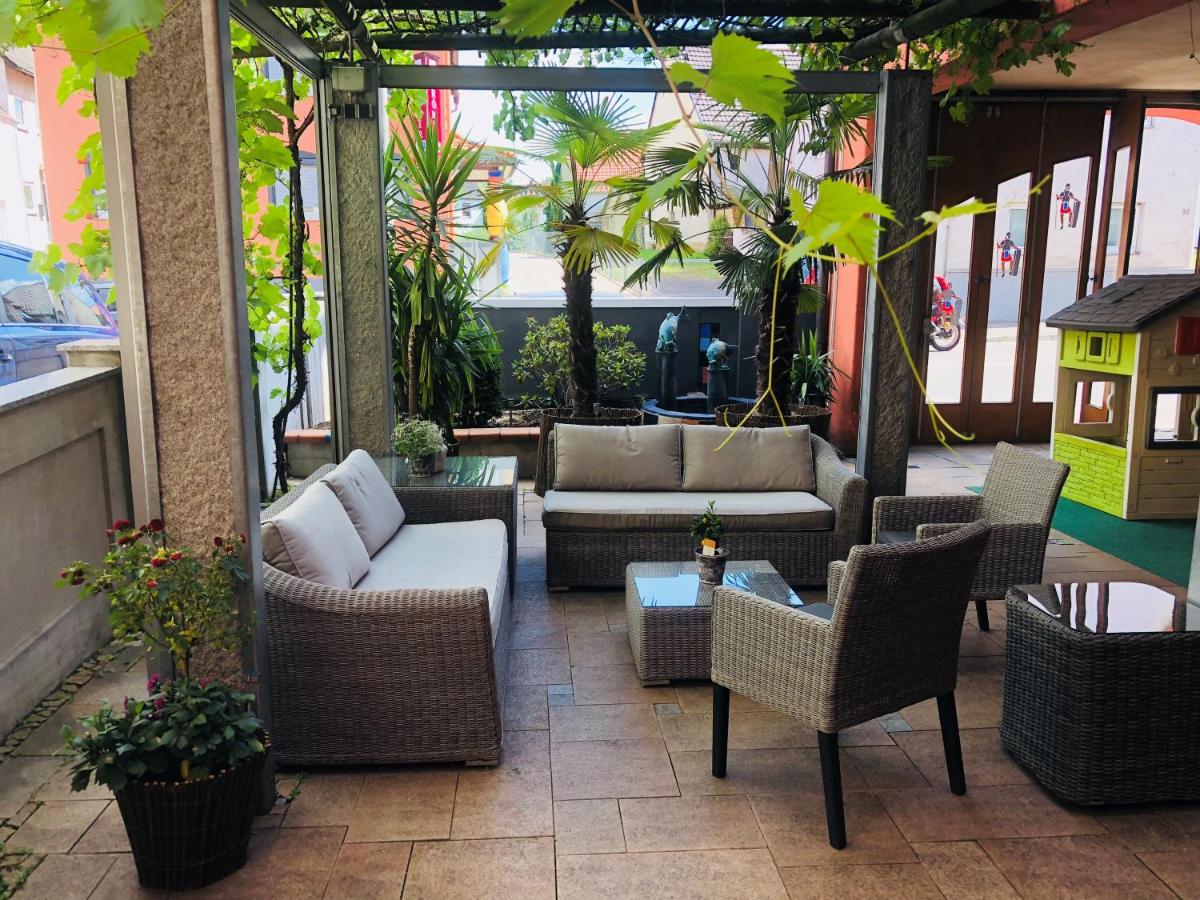 outdoor BBQ area