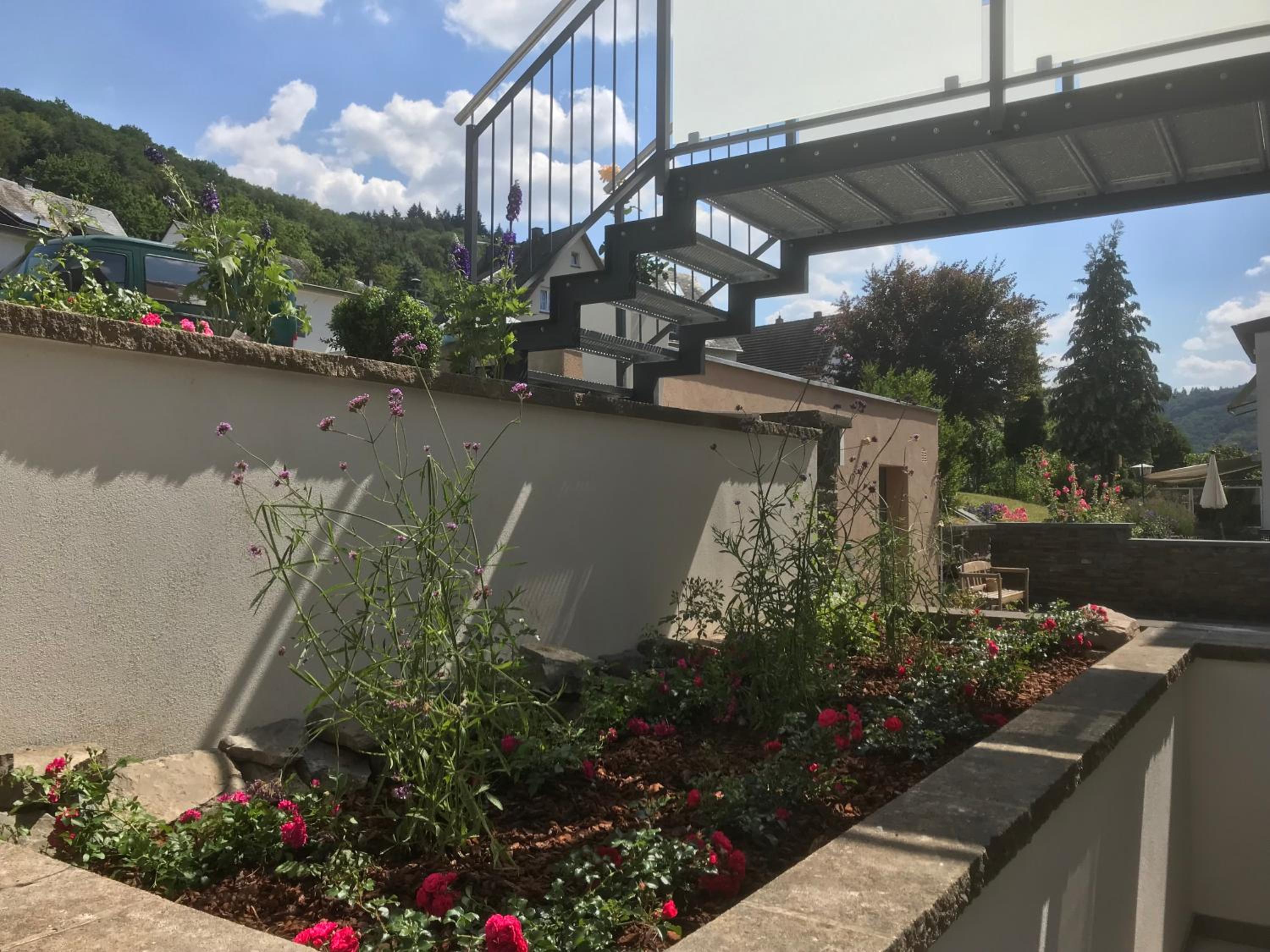 outdoor BBQ area