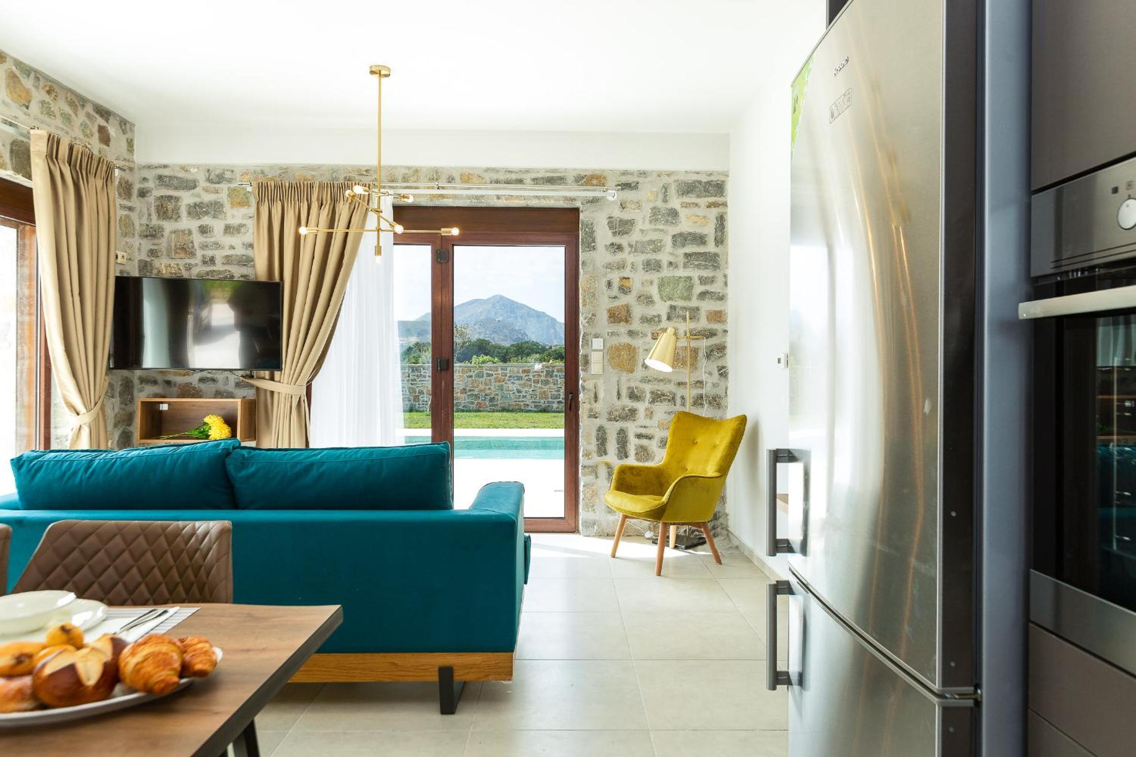 Villa Liatiko with private pool in South Rethymno view 2
