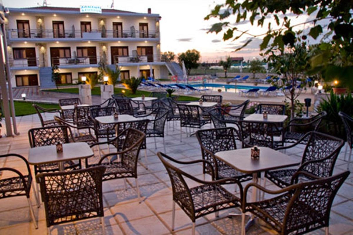 outdoor BBQ area
