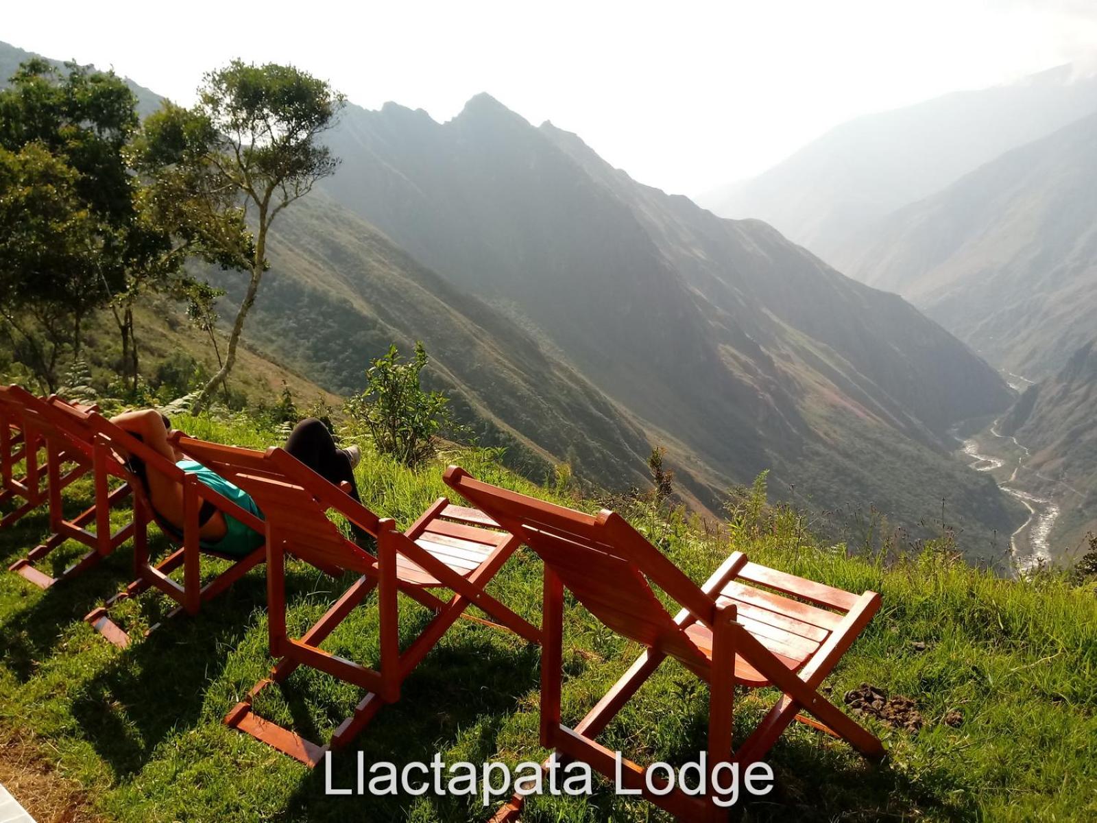 Llactapata Lodge overlooking Machu Picchu - camping - restaurant