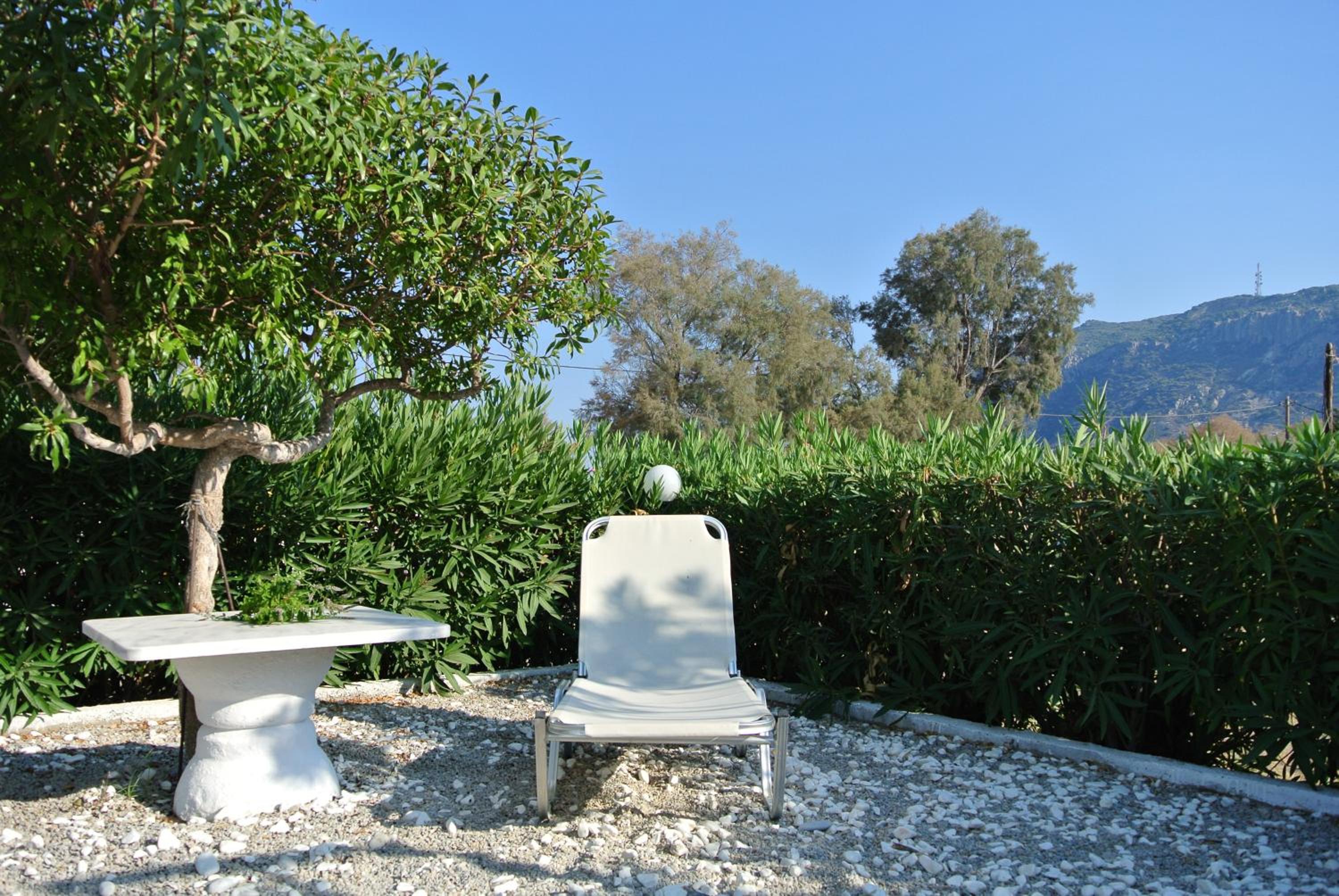 outdoor BBQ area