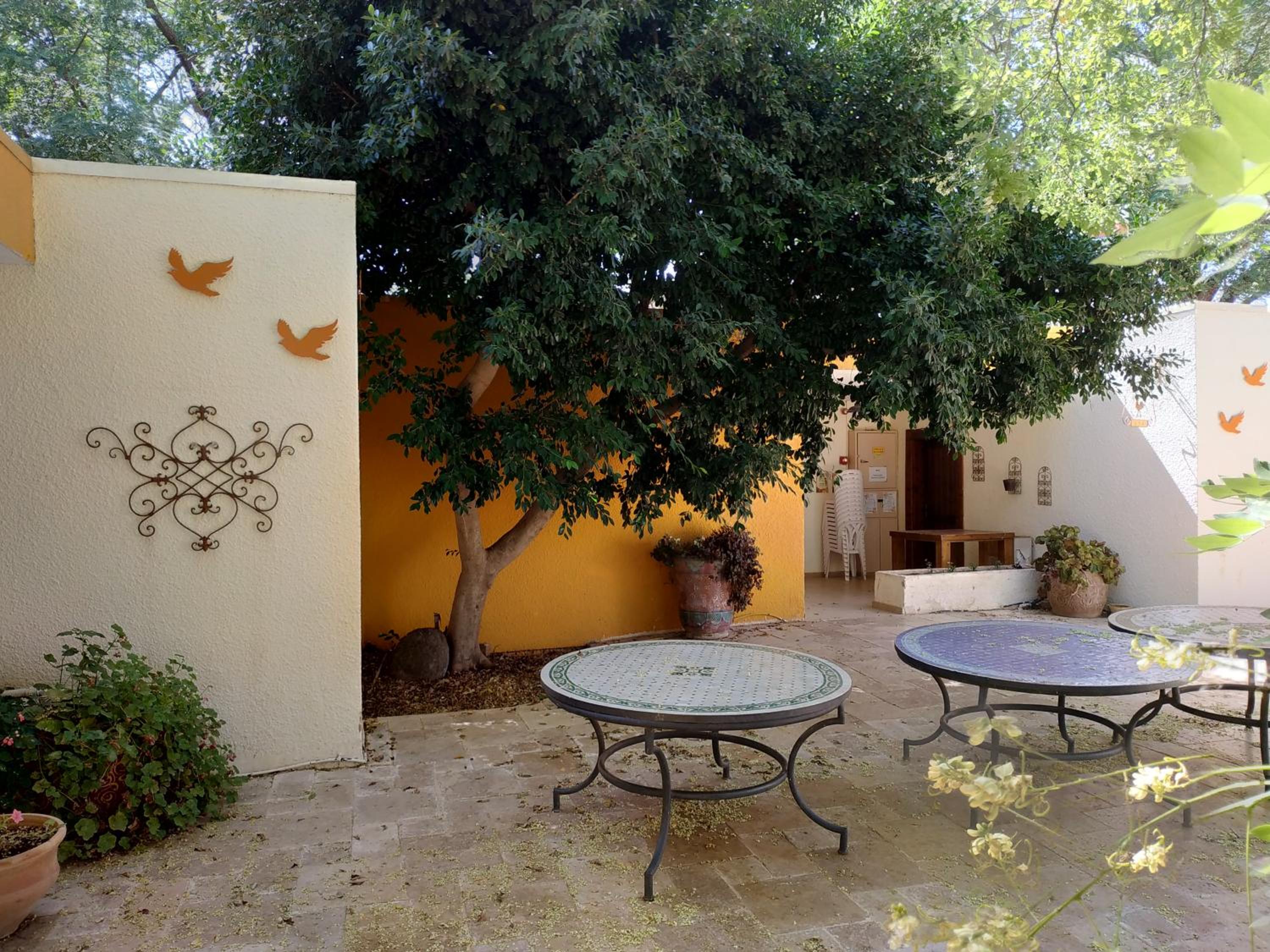 outdoor BBQ area