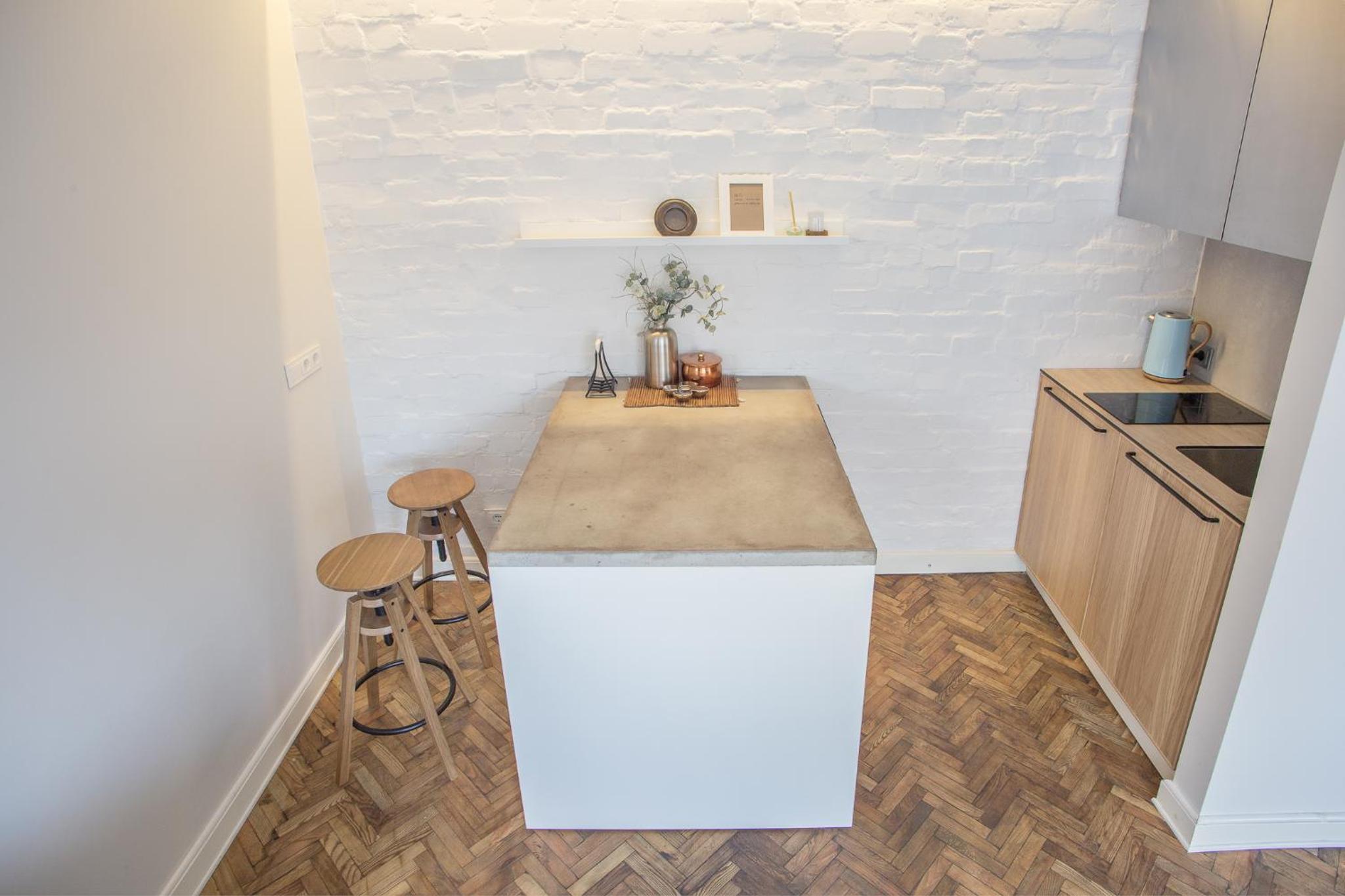 The Central Spot en Šiauliai — kitchen