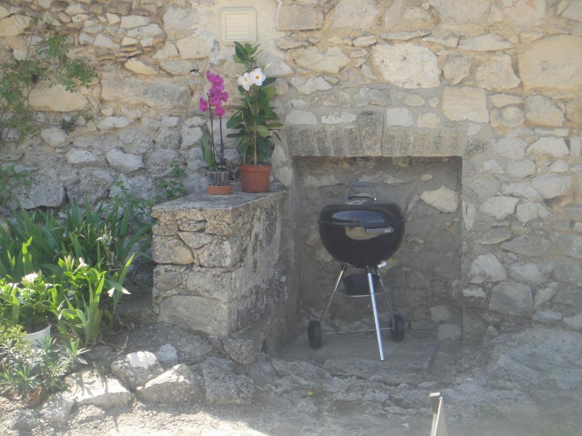 outdoor BBQ area