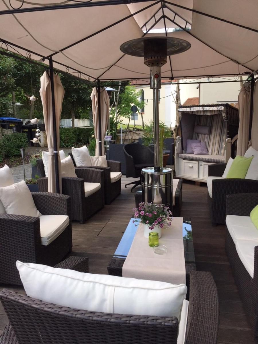 outdoor BBQ area