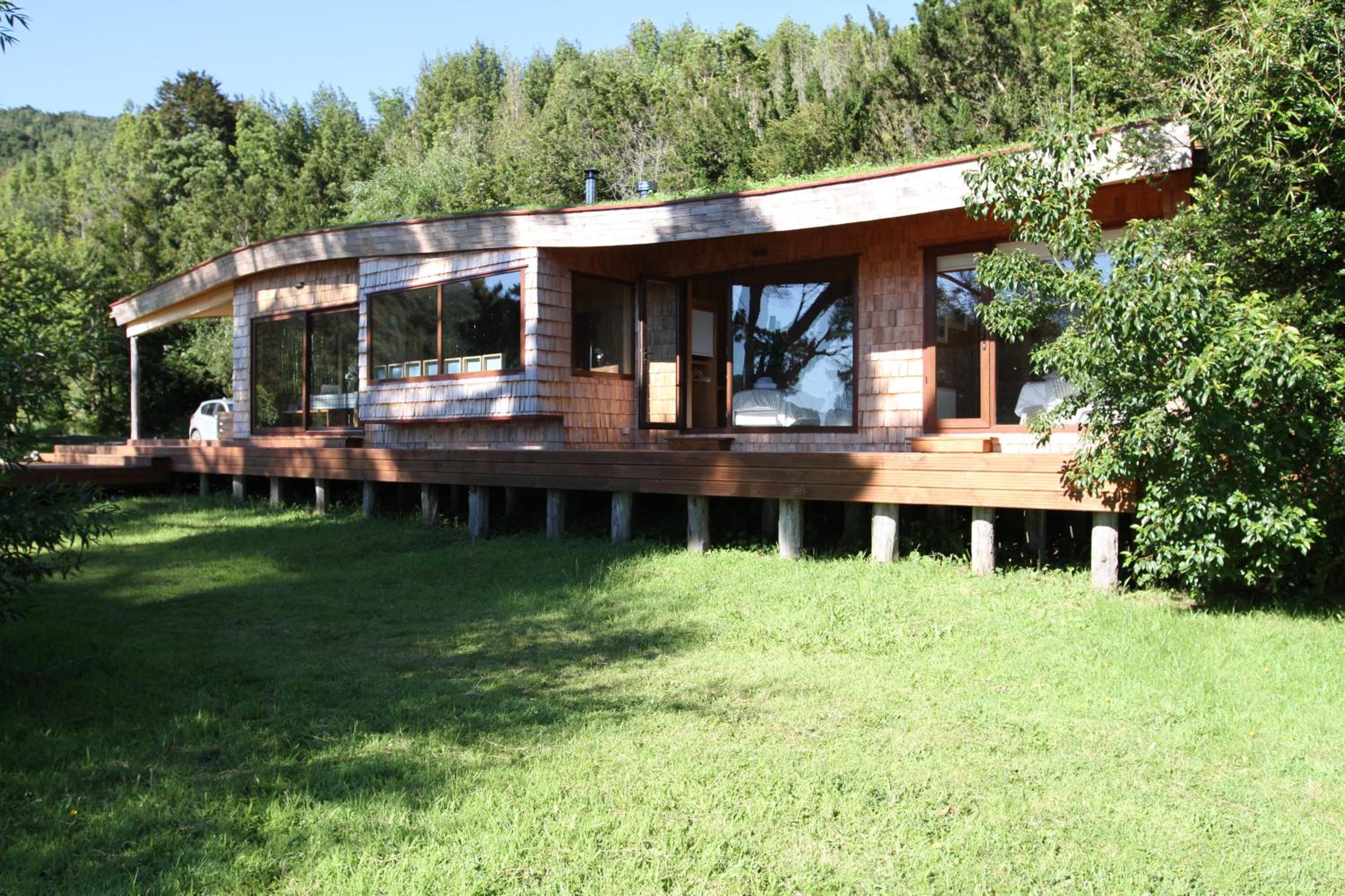 Casas Martín Pescador, Lago Huillinco, Chiloe