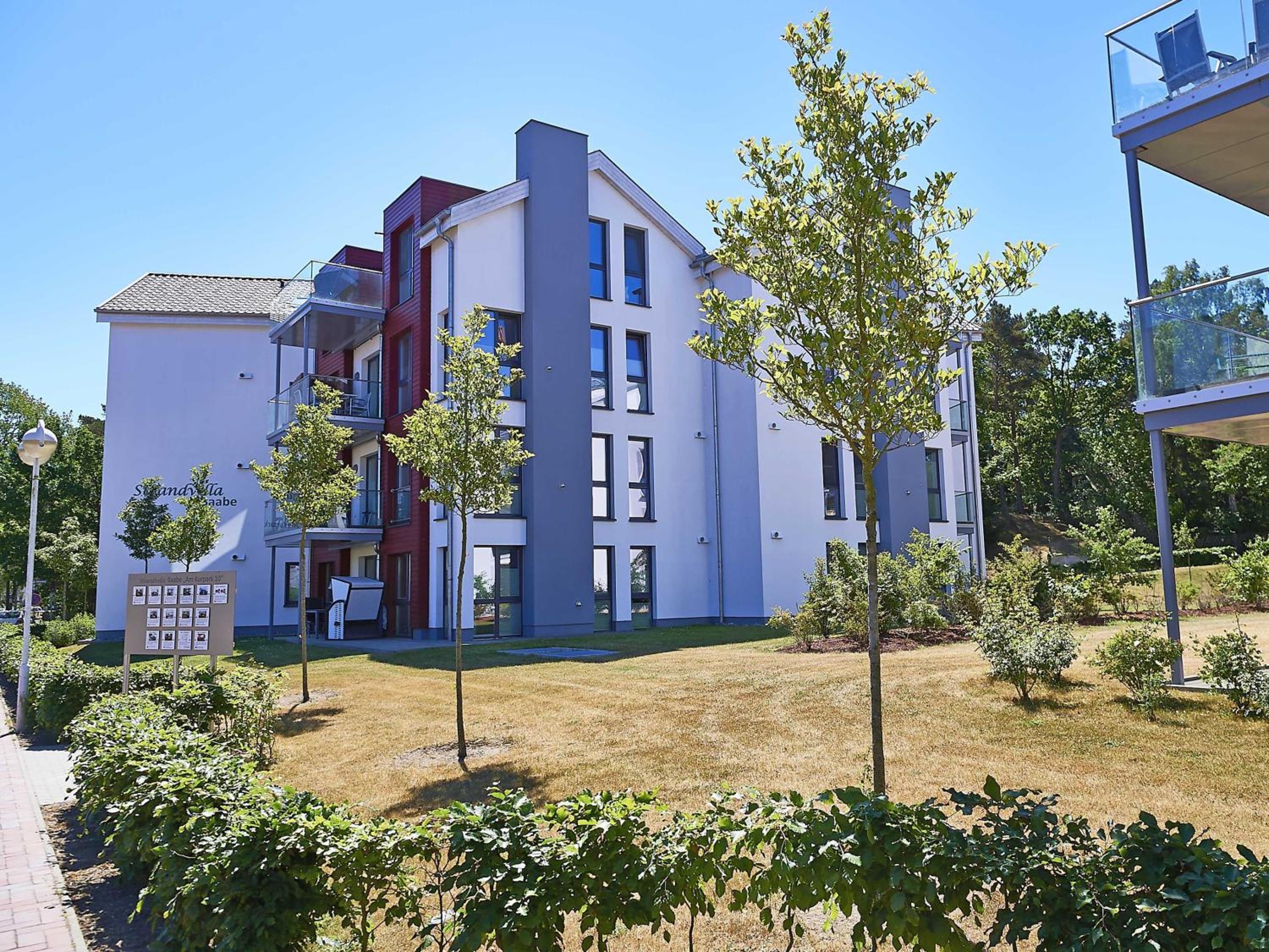Strandvilla Baabe - WG 26 mit Meerblick, Kamin, Sauna, Whirlpool