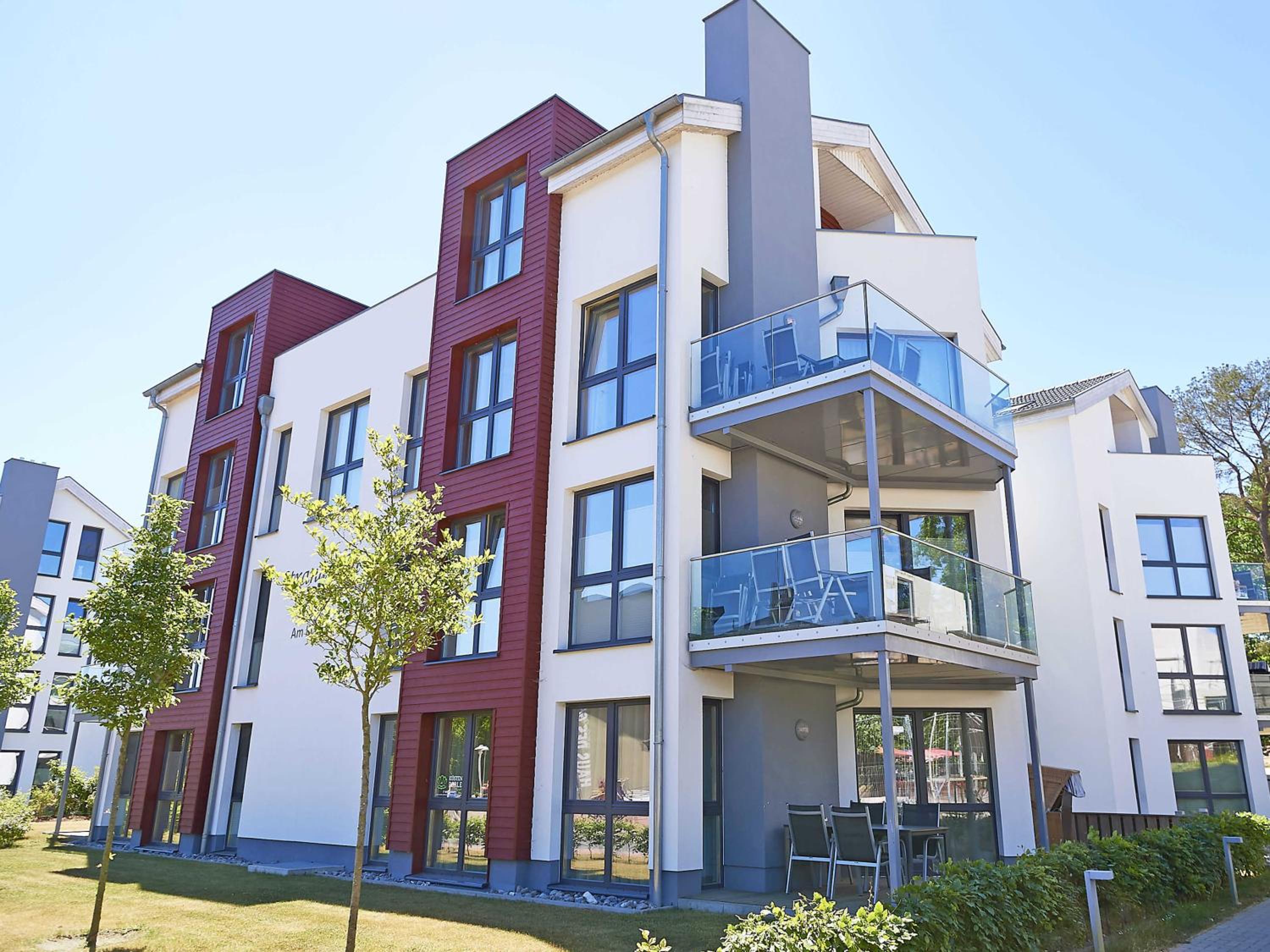 Strandvilla Baabe - WG 12 mit Meerblick, Kamin, Sauna, Whirlpool
