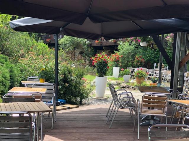 outdoor BBQ area