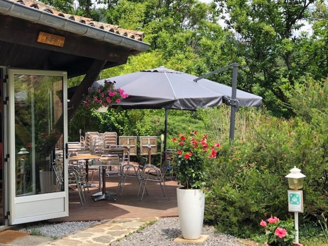 outdoor BBQ area