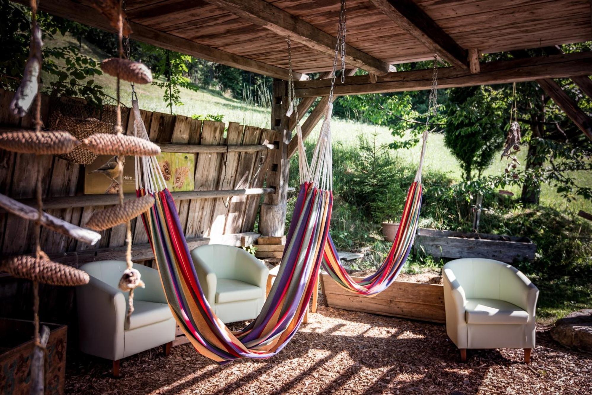 outdoor BBQ area