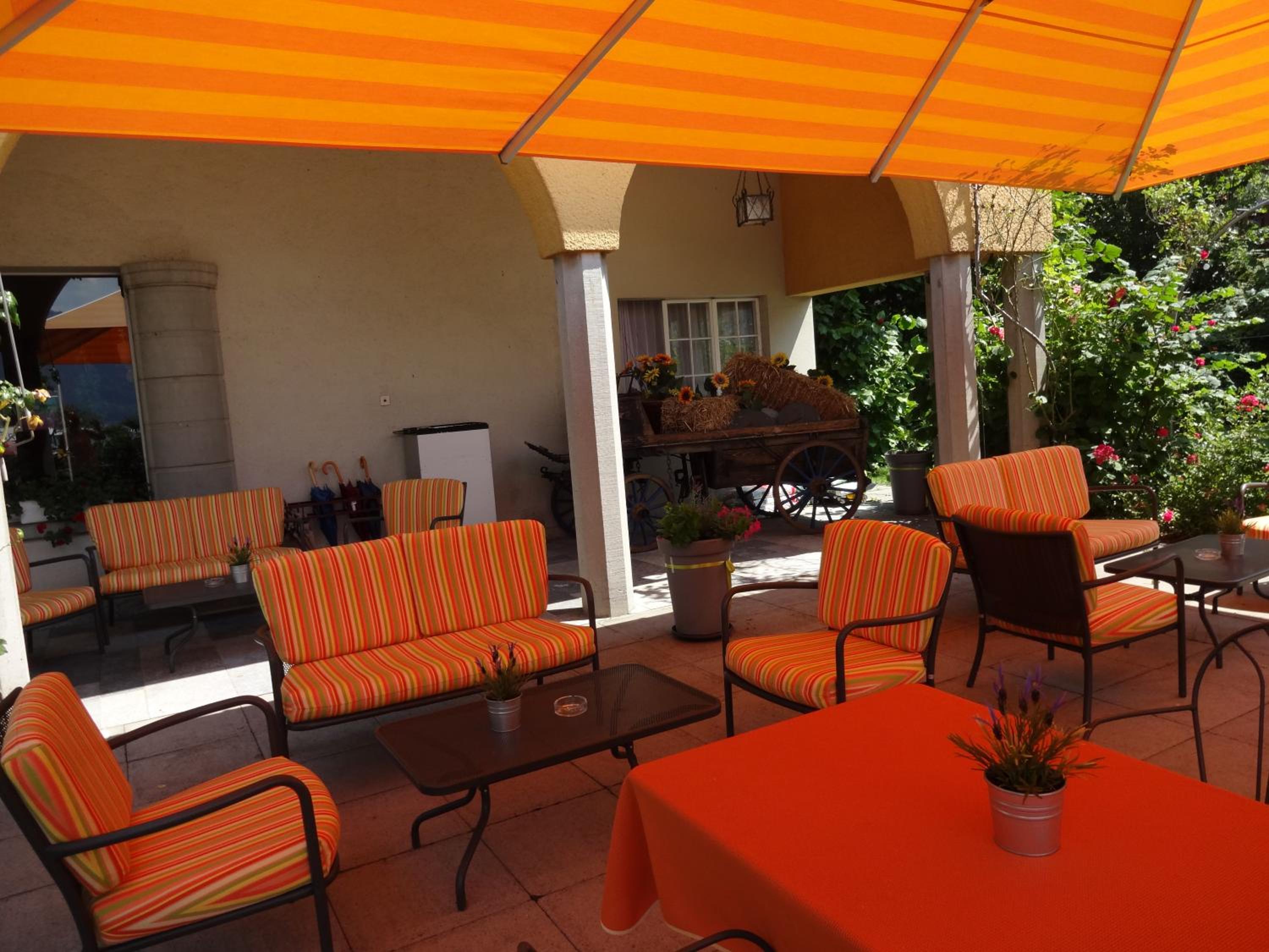 outdoor BBQ area