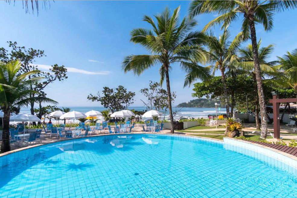 Praia das Toninhas Ubatuba Apto Pé na areia view 5