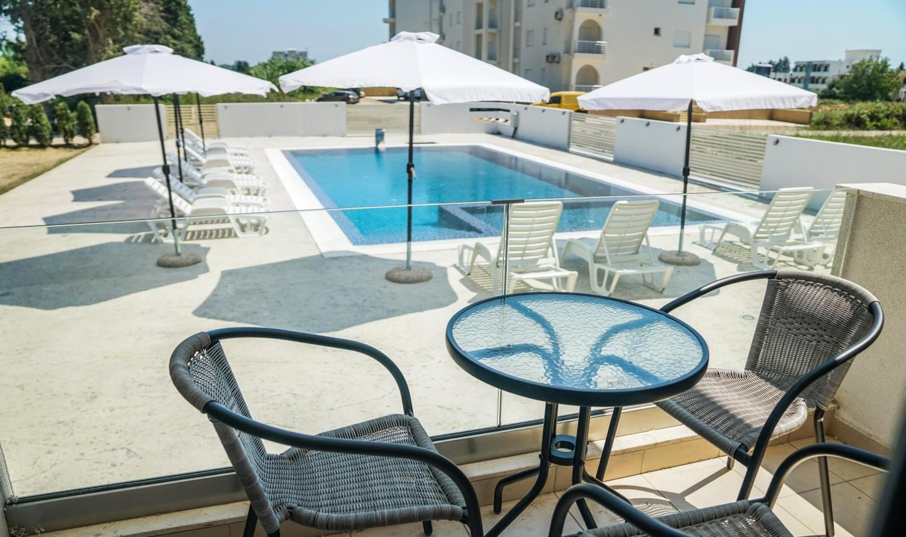 outdoor BBQ area