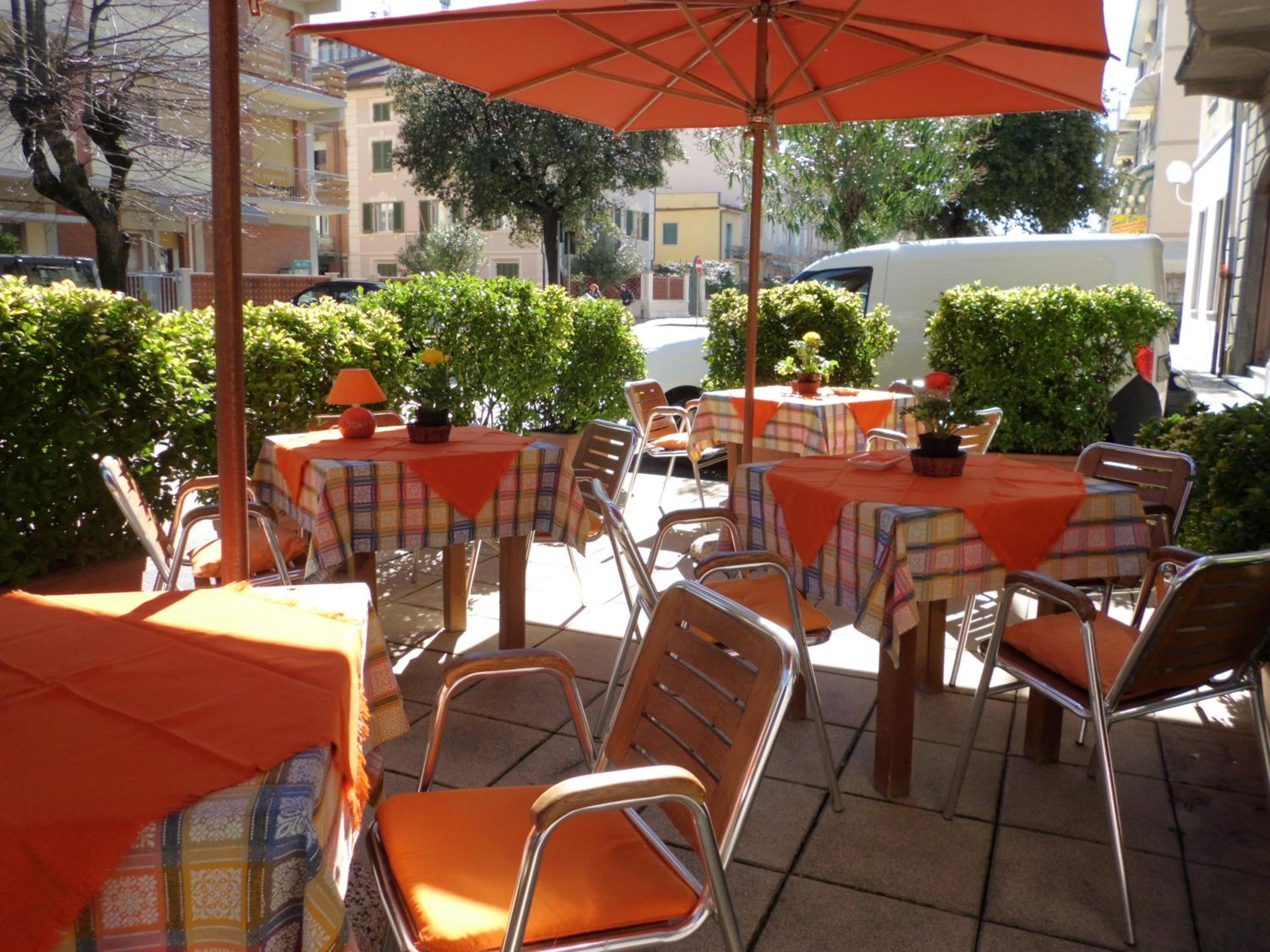 outdoor BBQ area