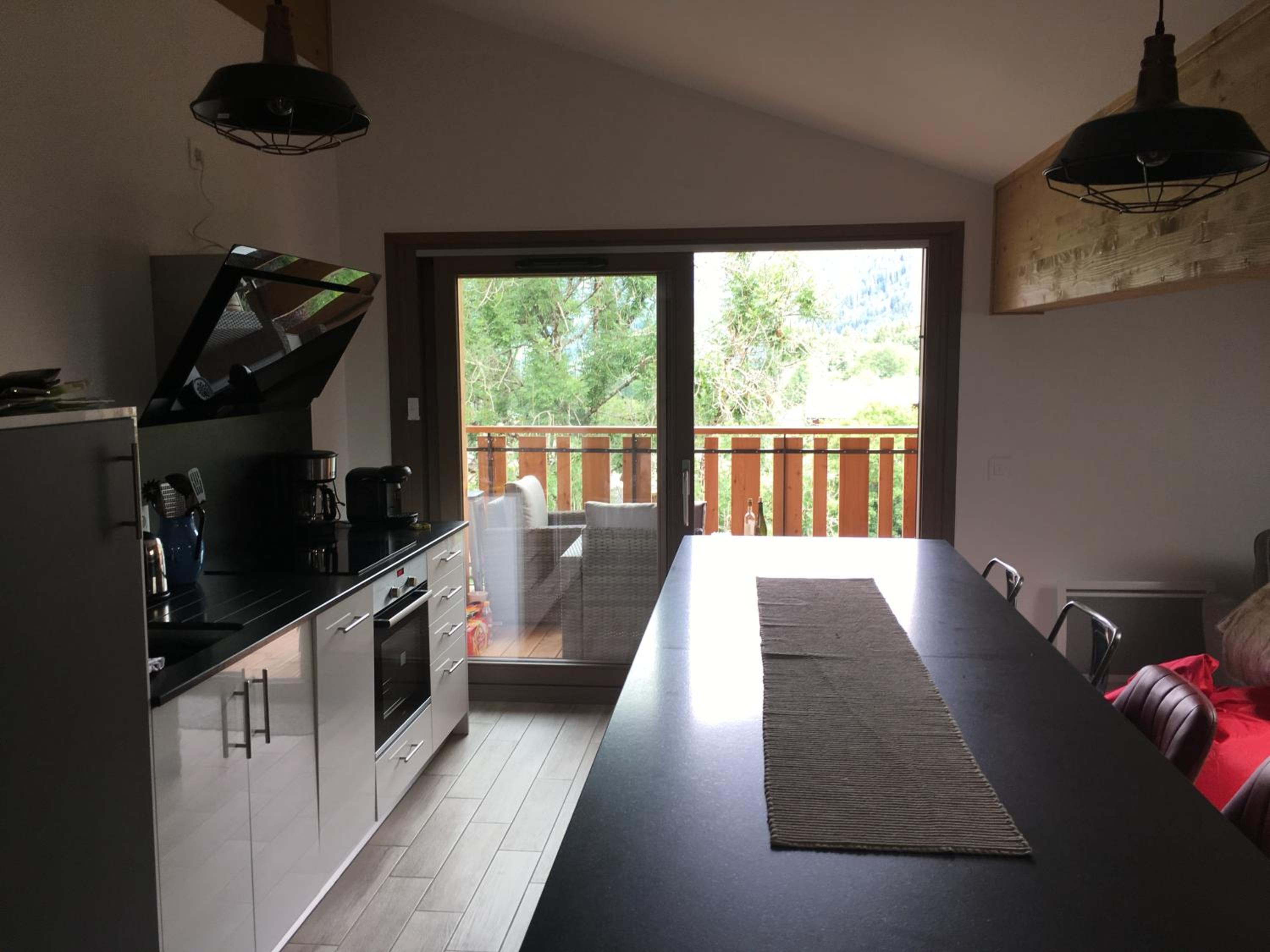 outdoor BBQ area
