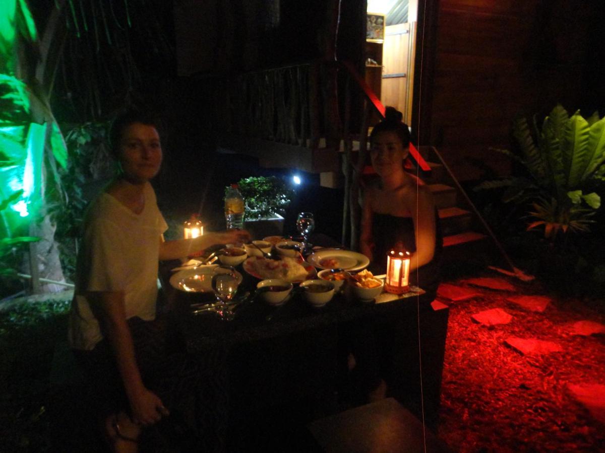 outdoor BBQ area