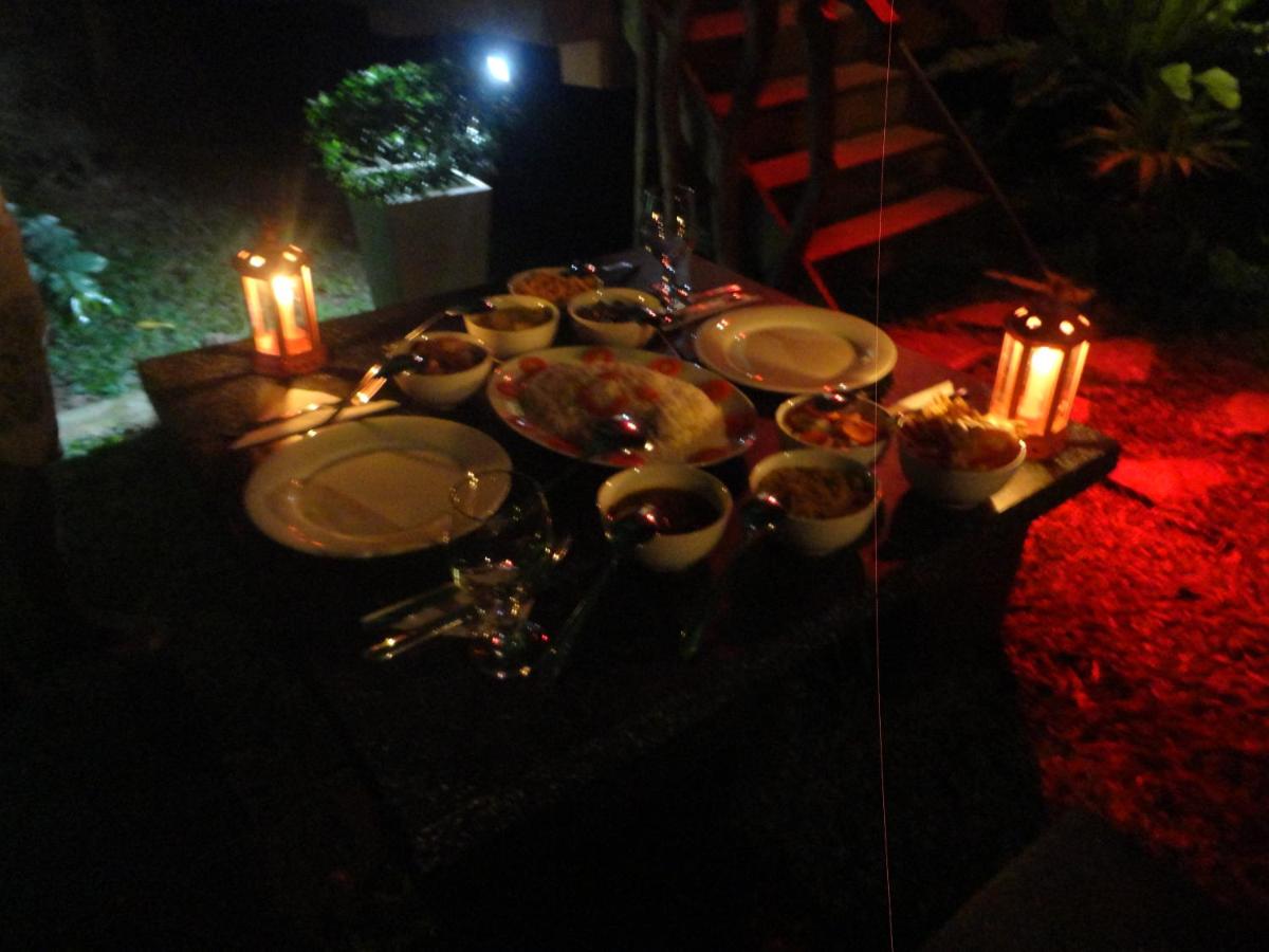 outdoor BBQ area