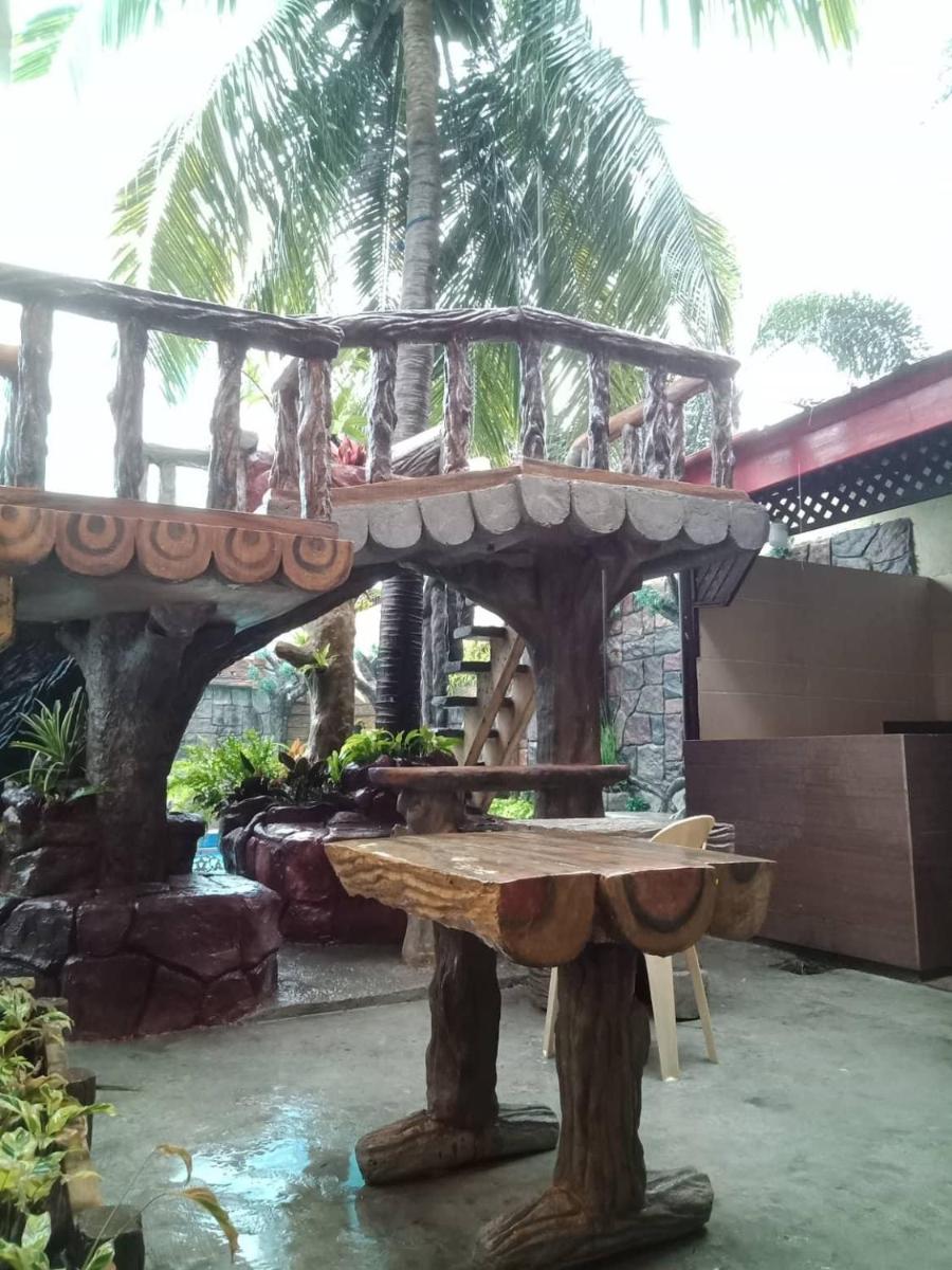 outdoor BBQ area