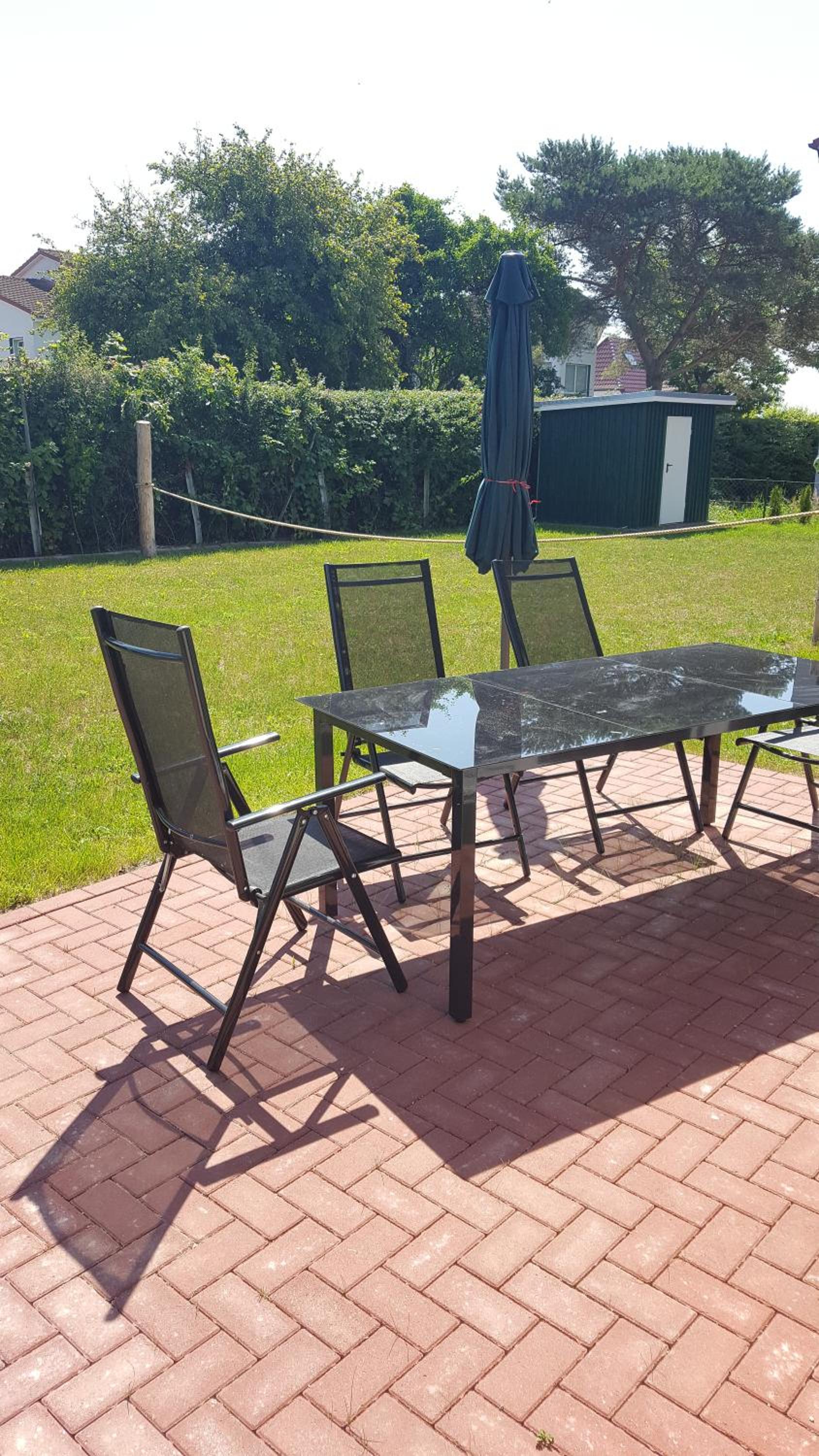 Ferienhäuser Hühnergott und Kranichnest, Sauna, Kamin und Garten