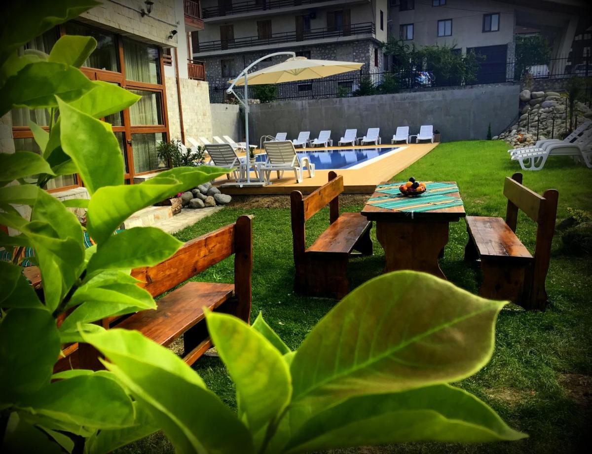 outdoor BBQ area