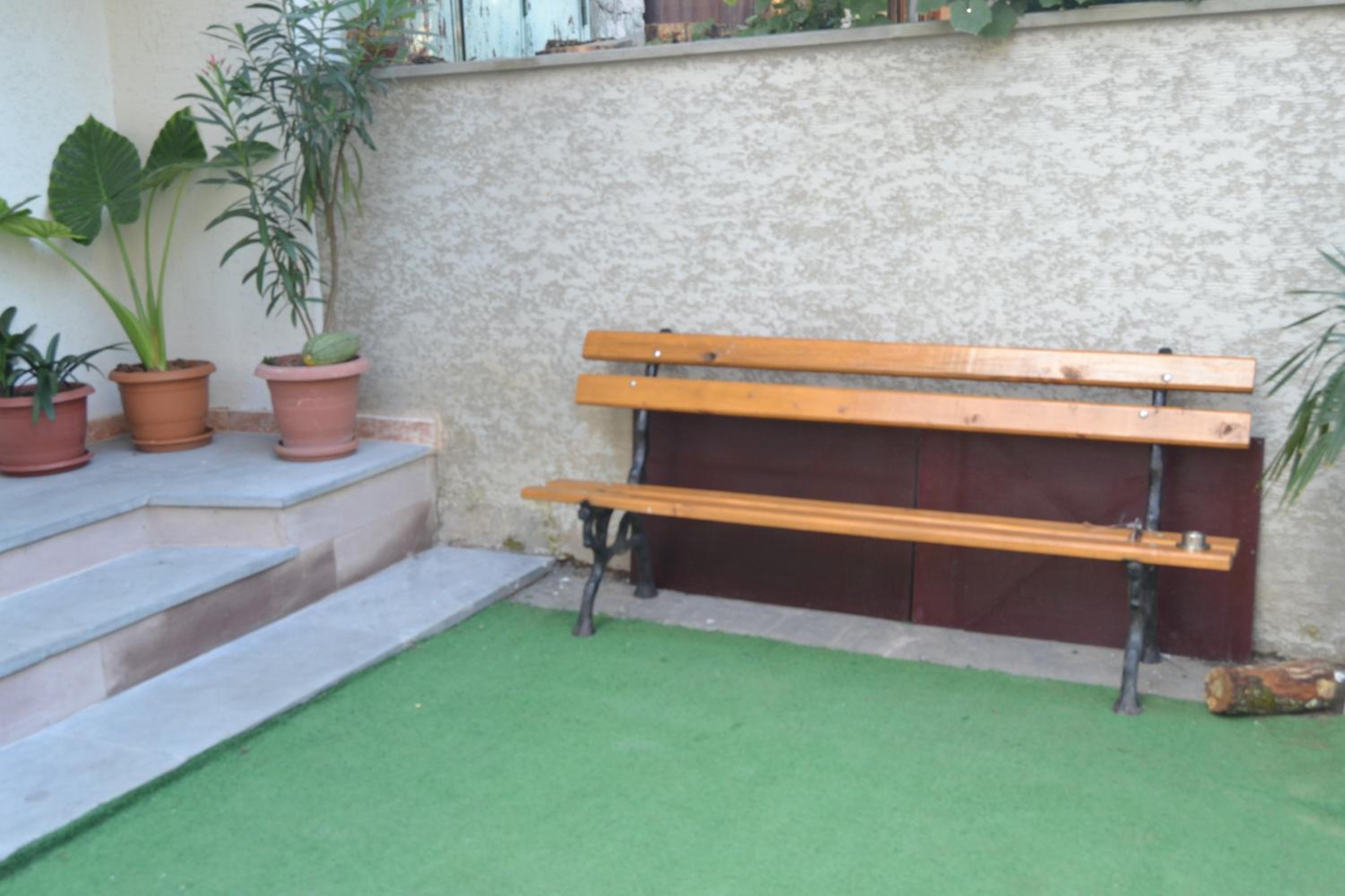outdoor BBQ area