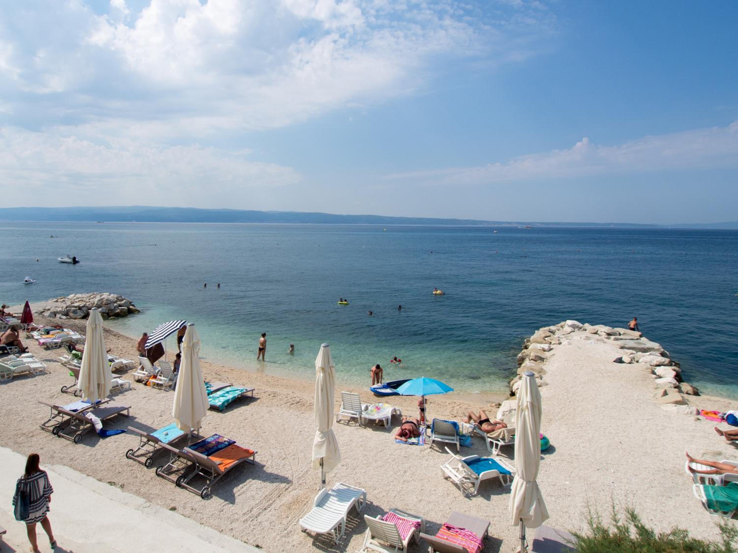 Villa Tamaris on the beach