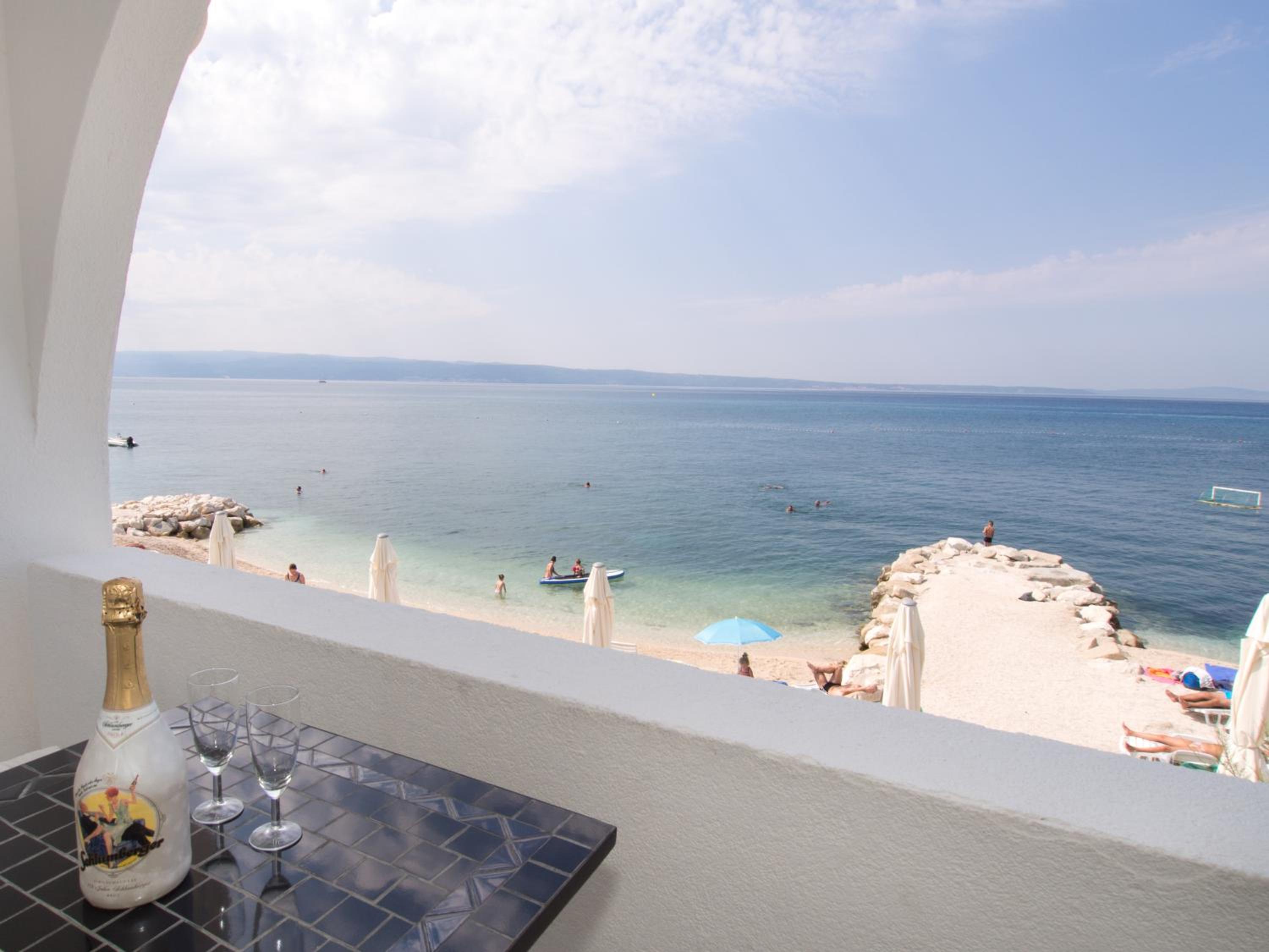 Villa Tamaris on the beach
