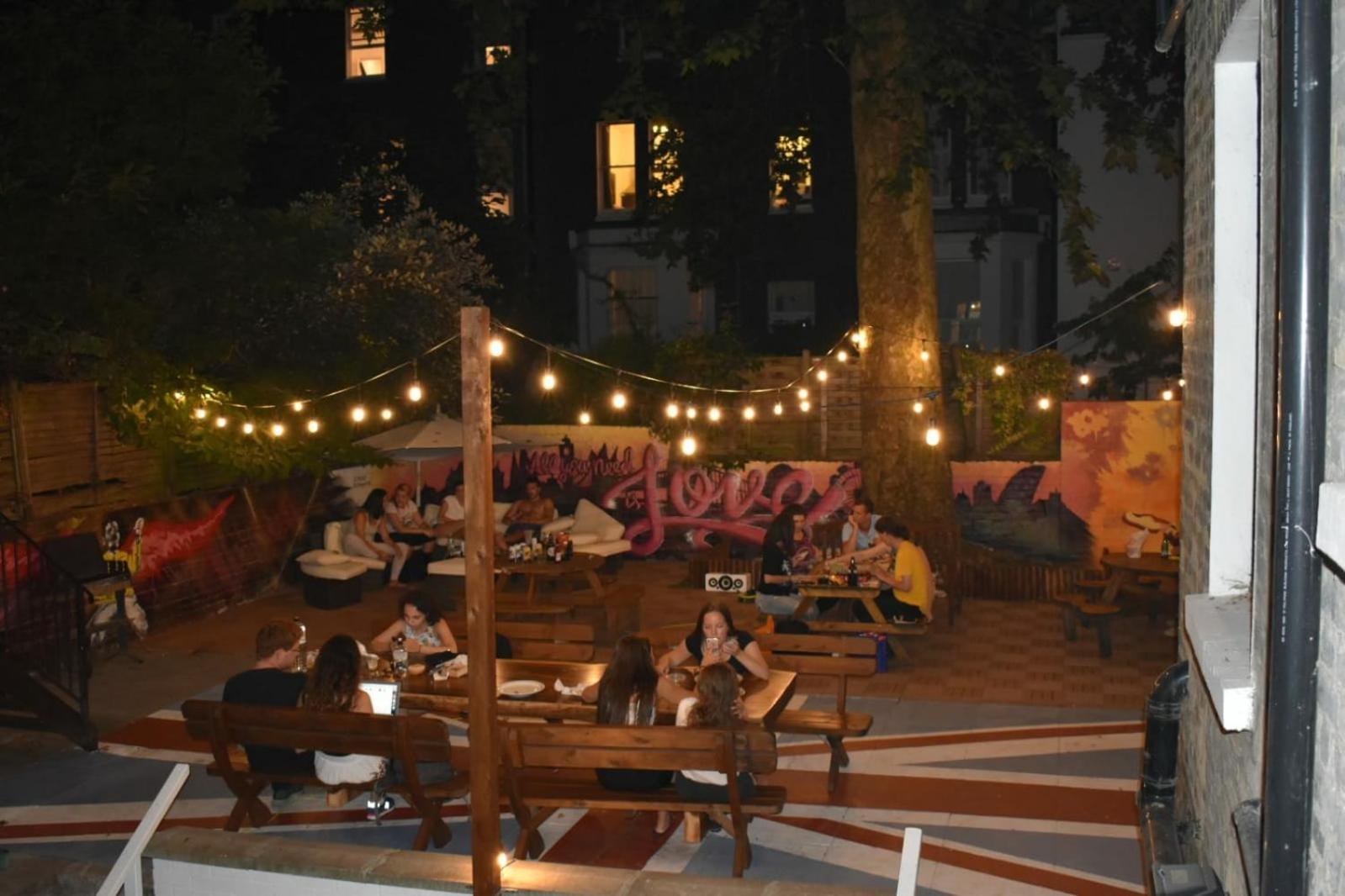 outdoor bbq area