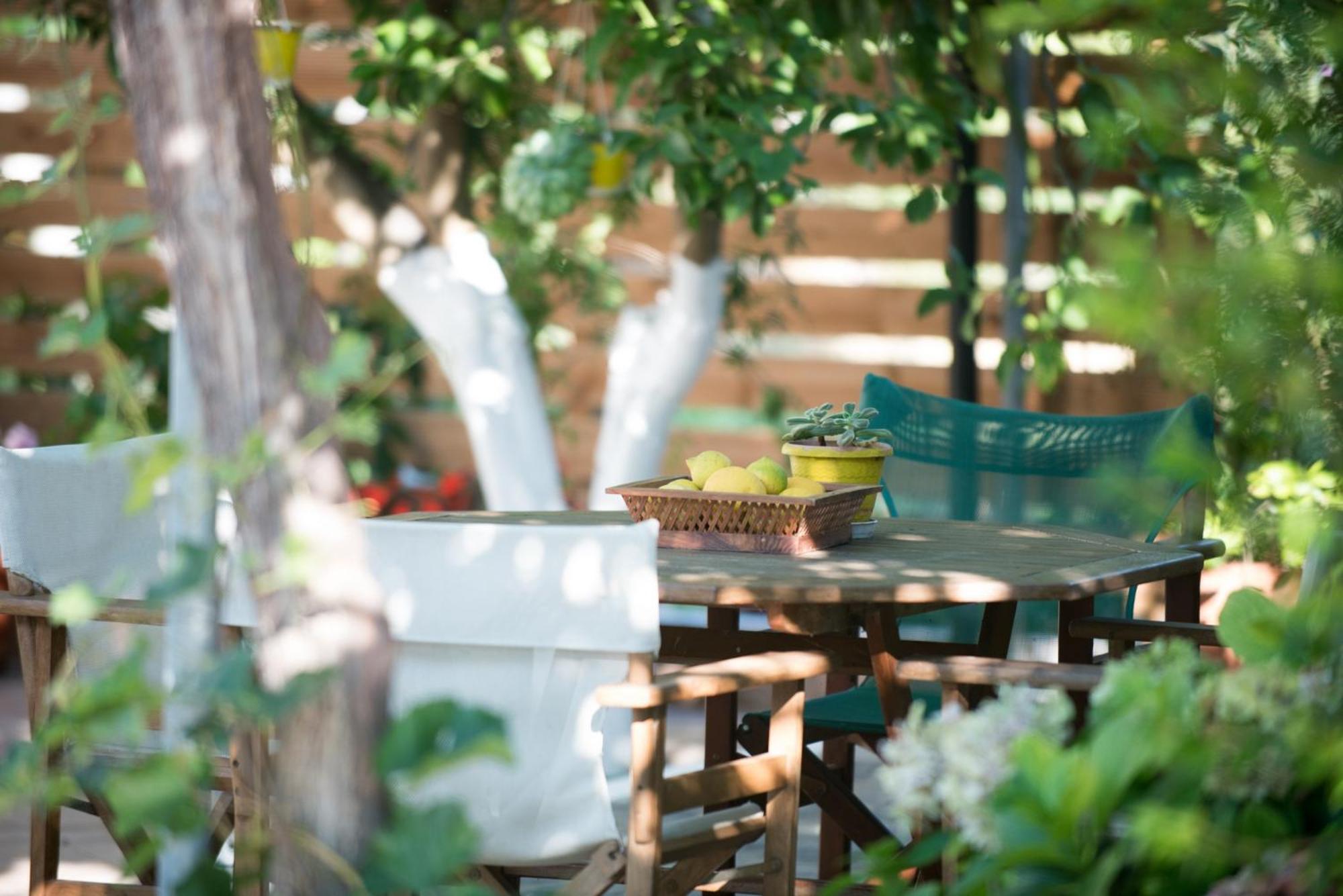 outdoor BBQ area