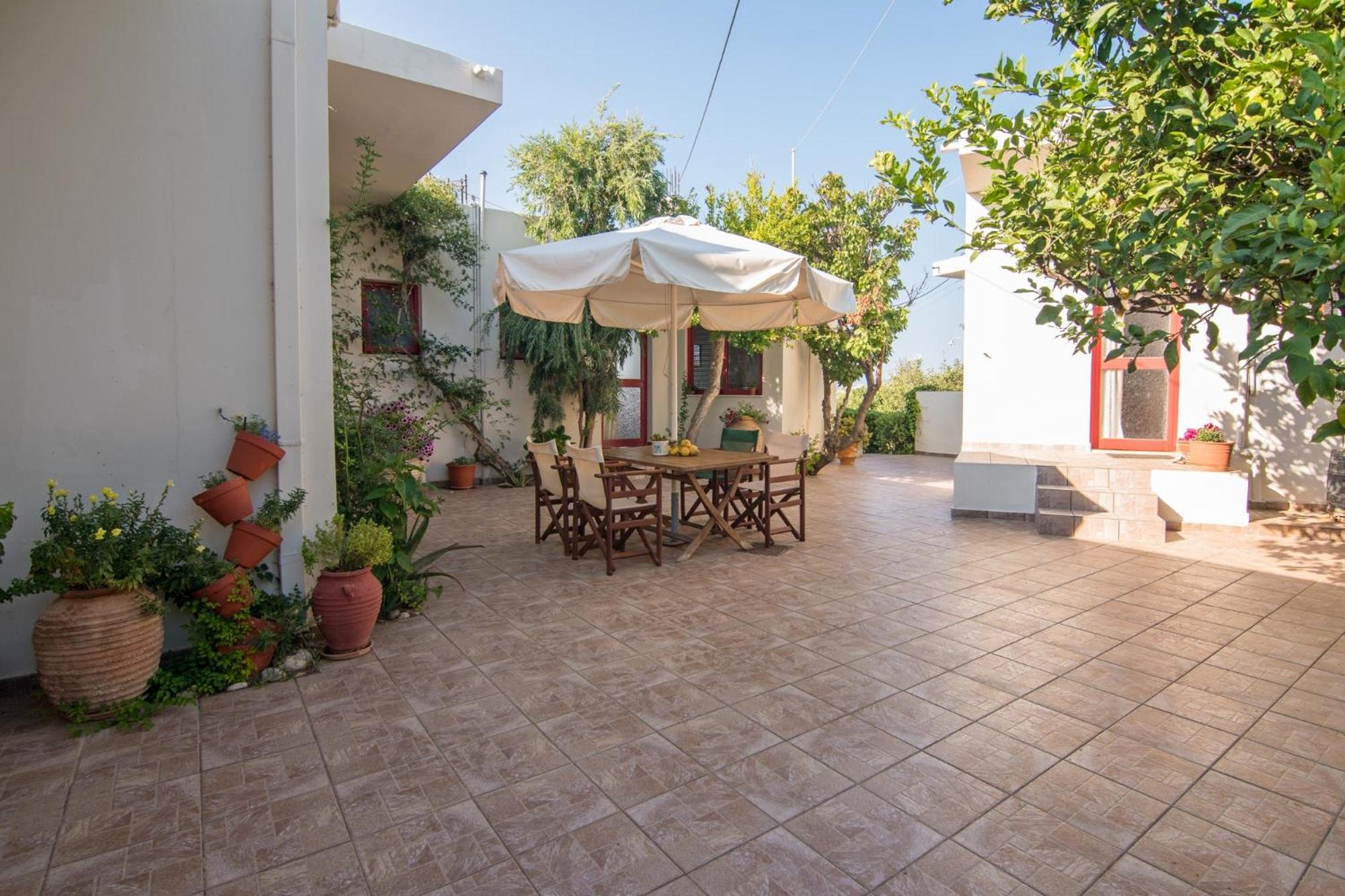 outdoor BBQ area