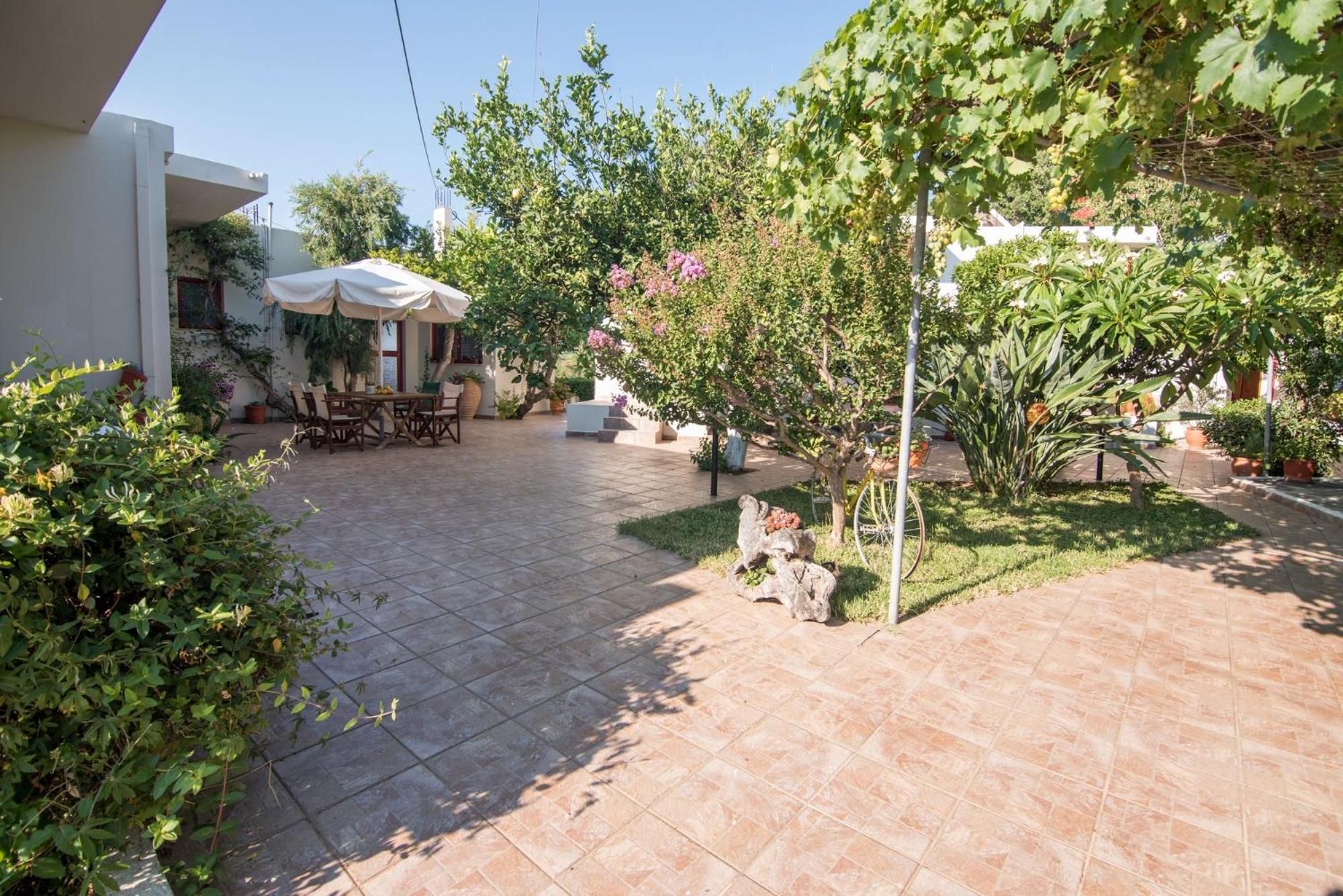 outdoor BBQ area