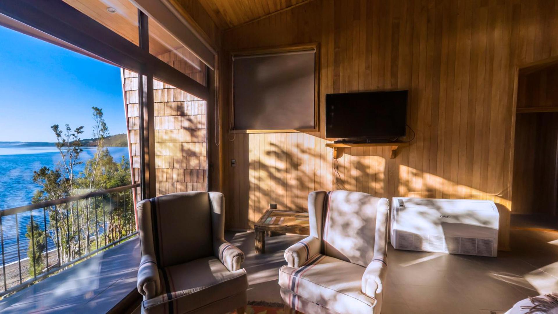 Casas Martín Pescador, Lago Huillinco, Chiloe