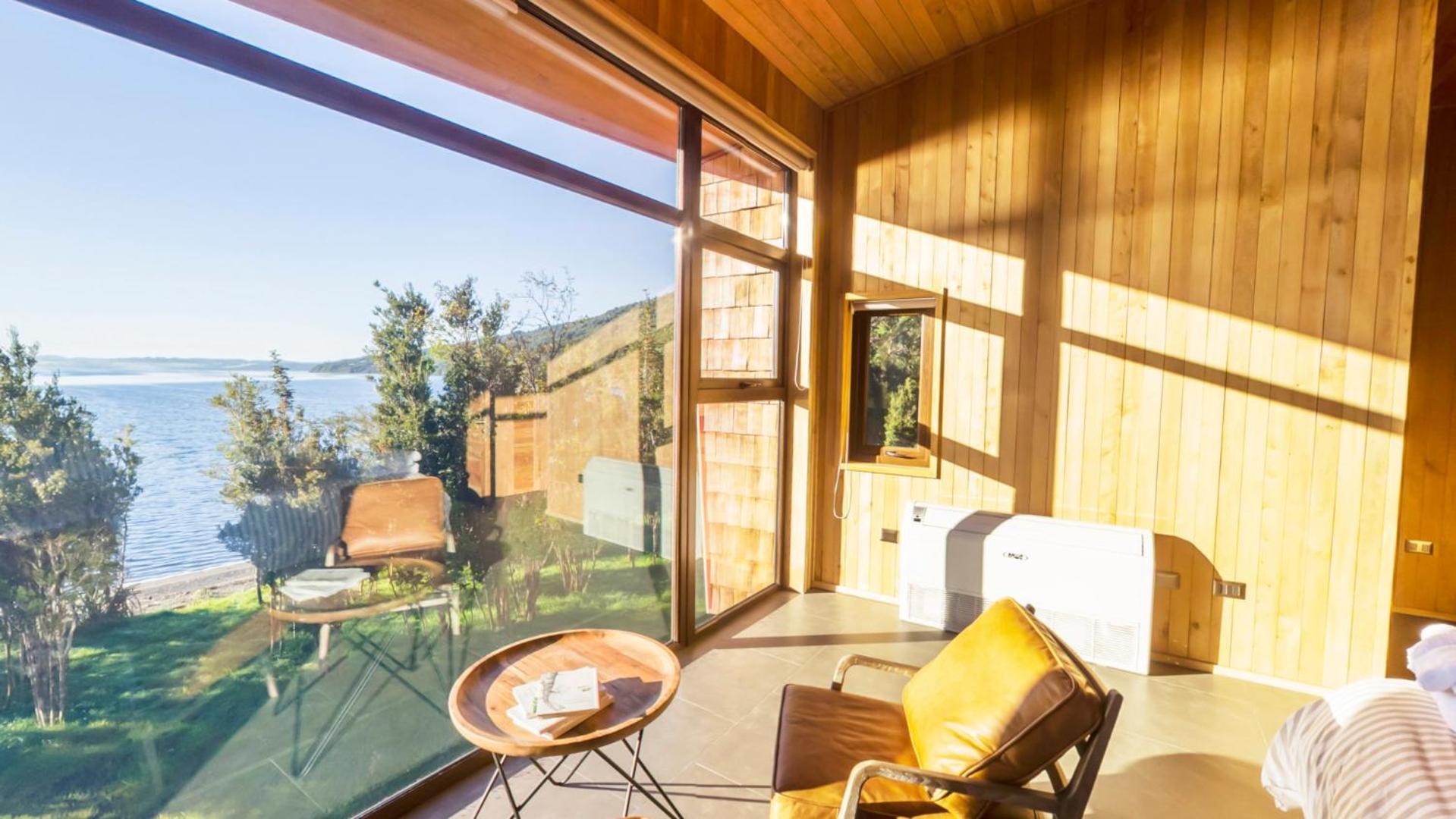 Casas Martín Pescador, Lago Huillinco, Chiloe