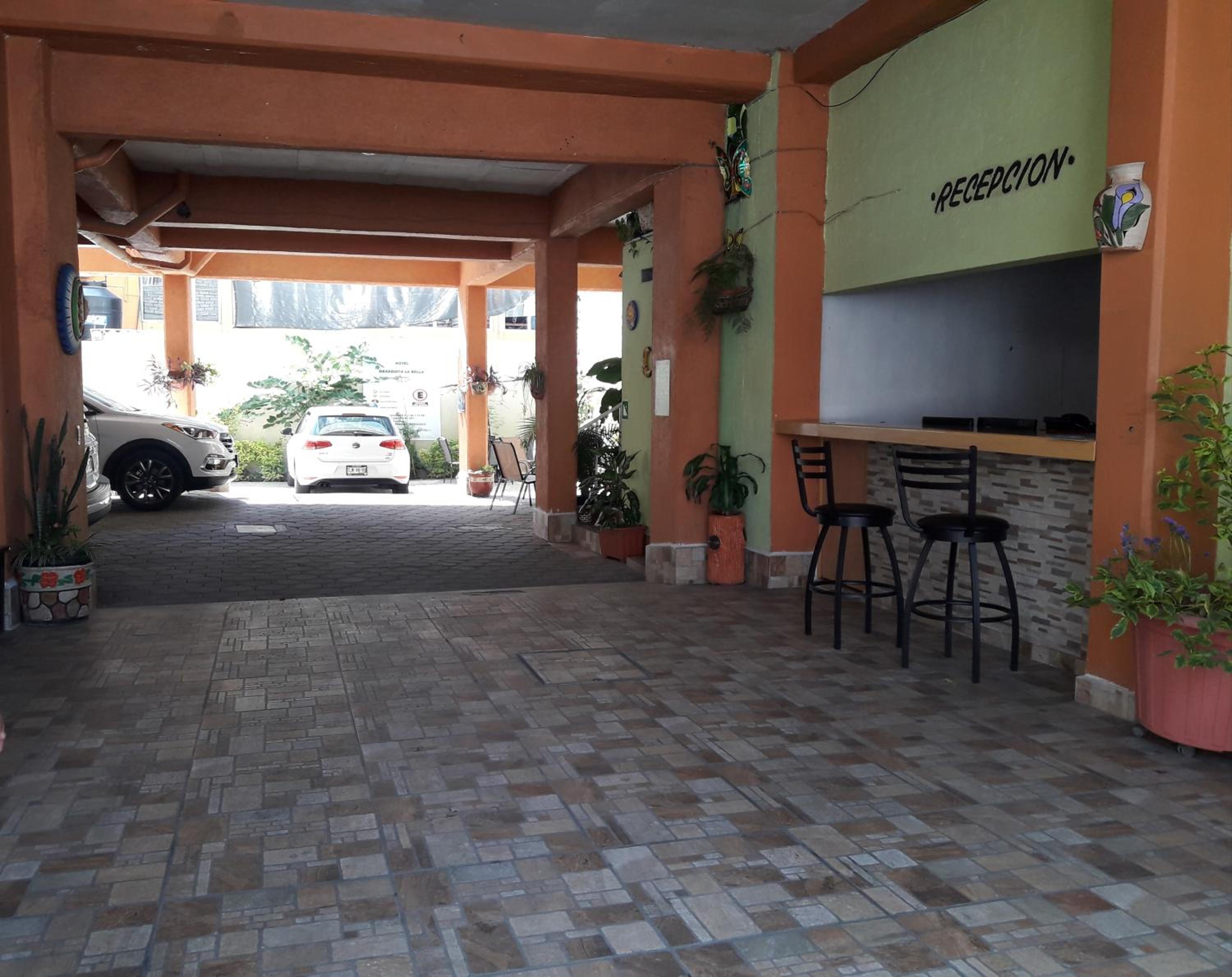 outdoor BBQ area