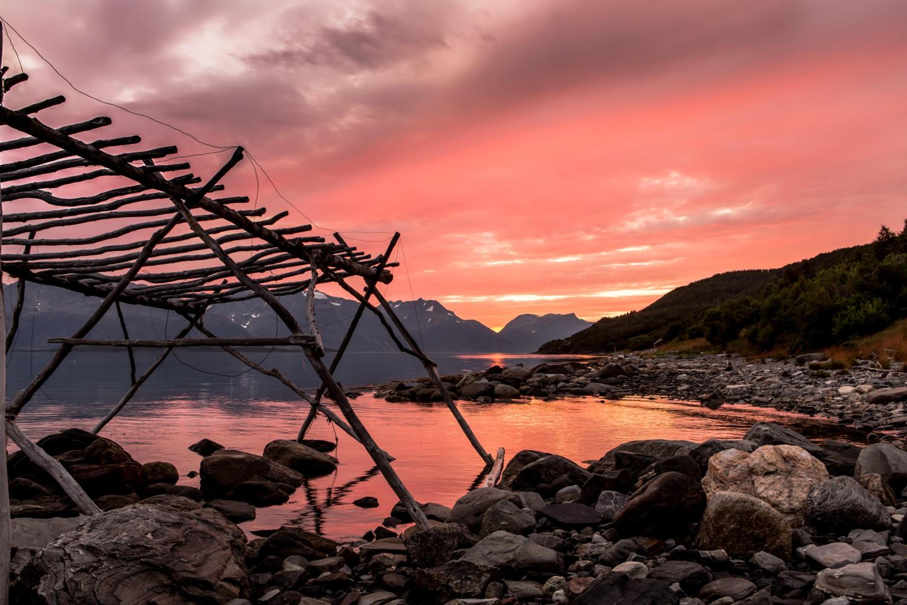 Lyngenfjord,Odins Hus view 2
